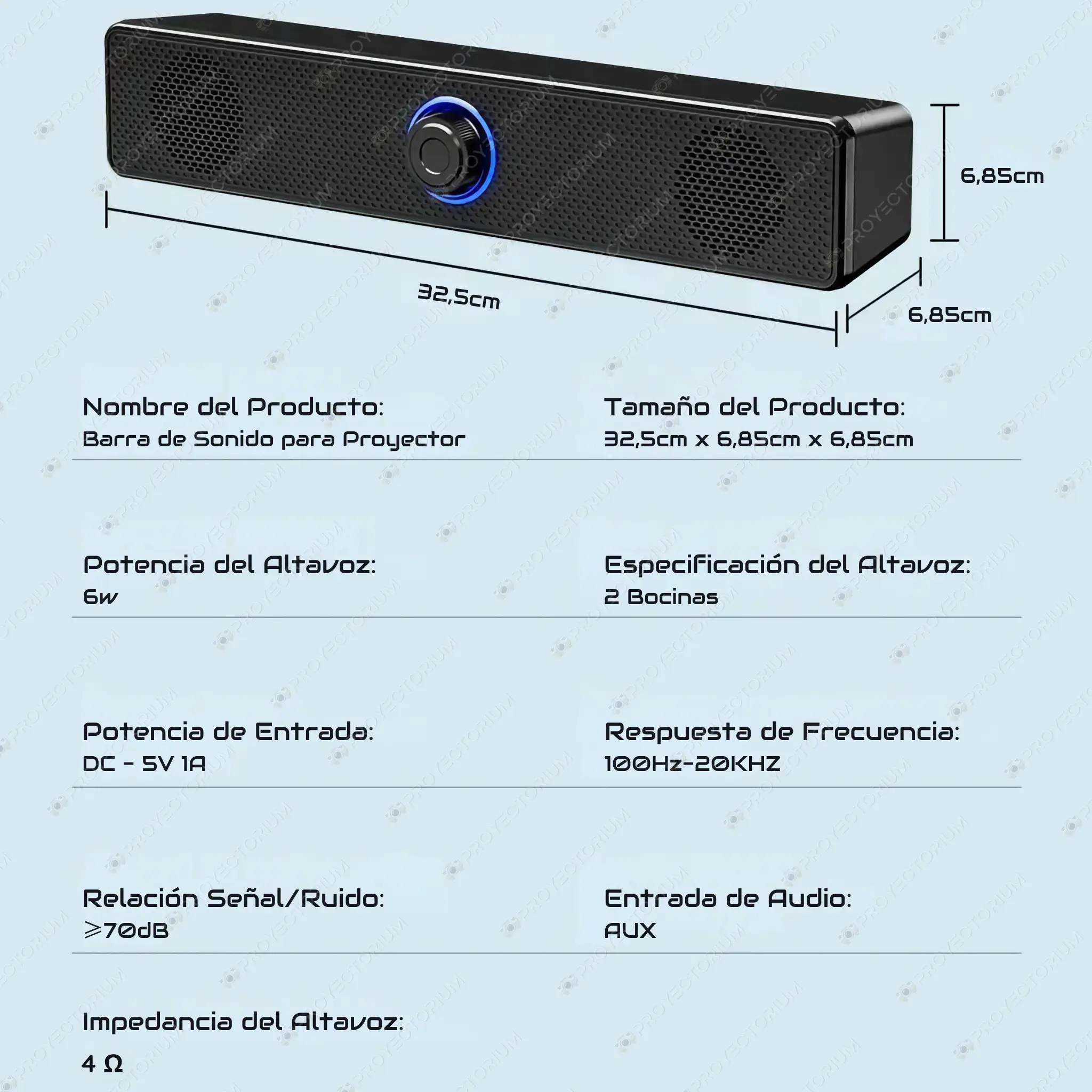 Barra de Sonido para Proyector Barra_de_Sonido_para_Proyector.09 - 🛡️ Funda para Proyector - Bolsa Protectora Resistente al Agua y Golpes