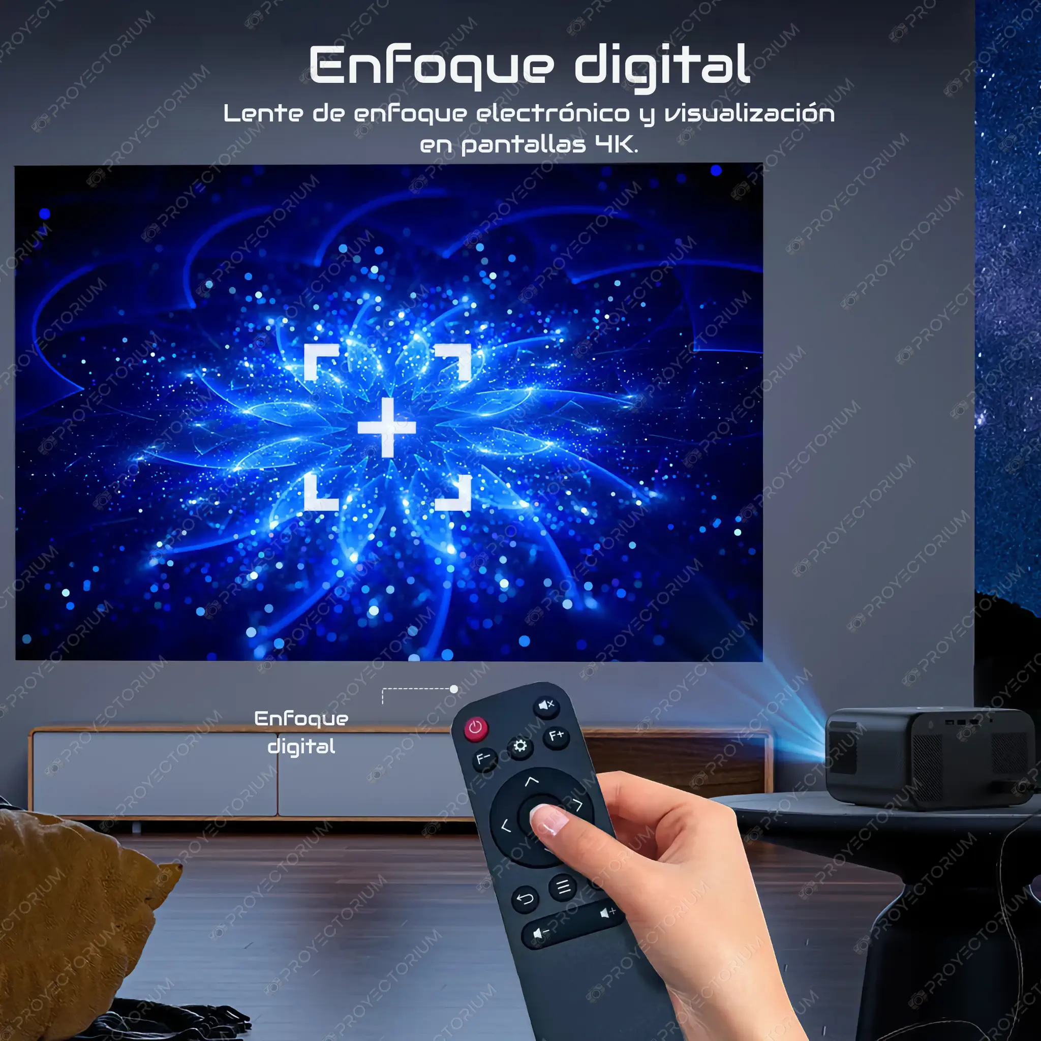 CY900.07 - 📽️ Proyector CY900 4K - 200 ANSI lúmenes, Android y enfoque electrónico