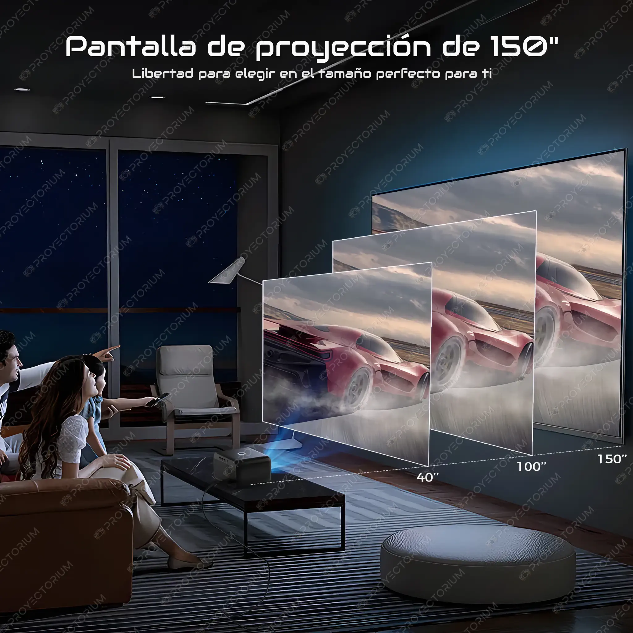 CY900.10 - 📽️ Proyector CY900 4K - 200 ANSI lúmenes, Android y enfoque electrónico