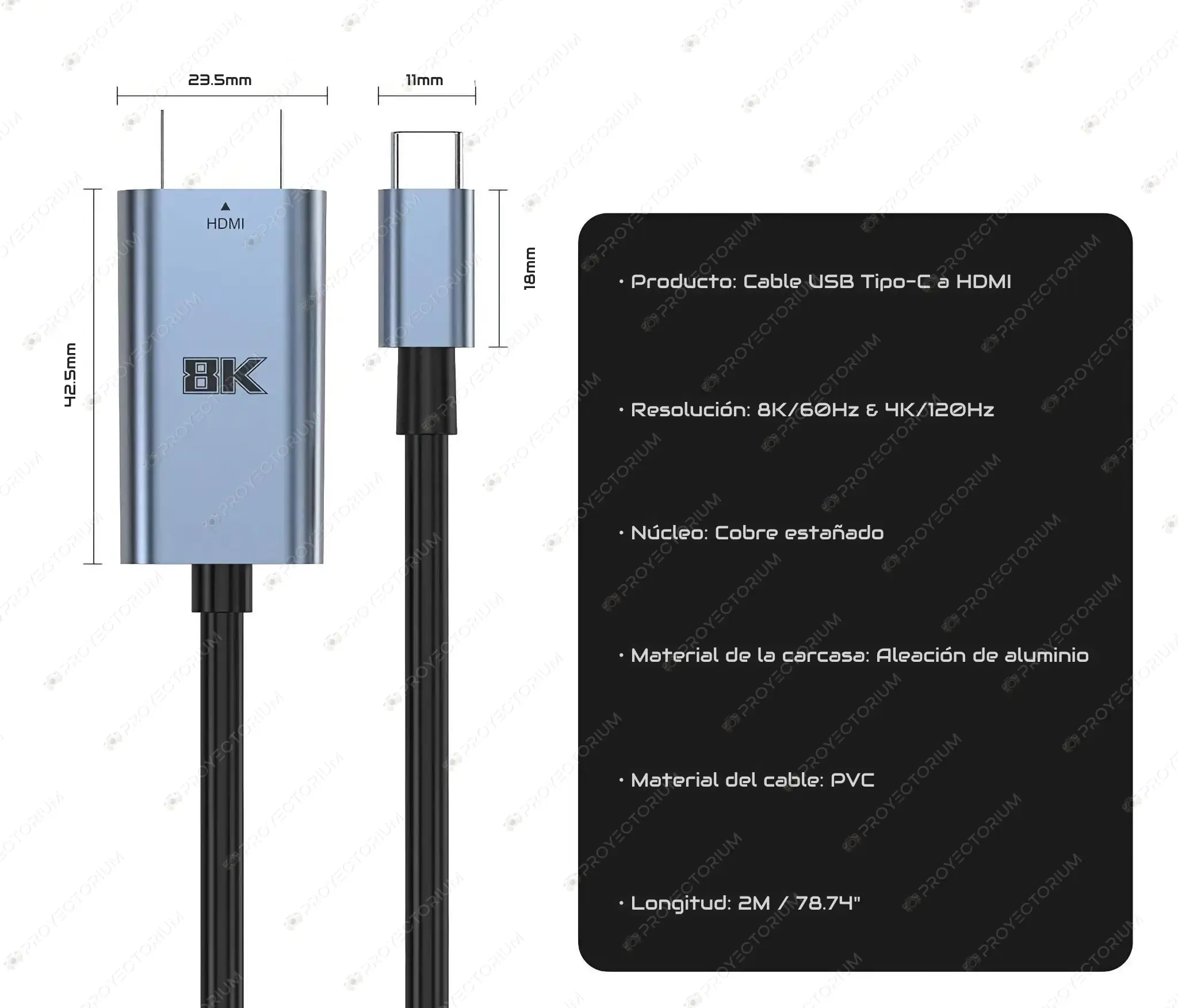 Cable HDMI a USB-C para Proyector Cable_HDMI_a_USB-C_para_Proyector.11 - 🔌 Cable HDMI a USB-C para Proyector - 8K UHD, Compatibilidad Total