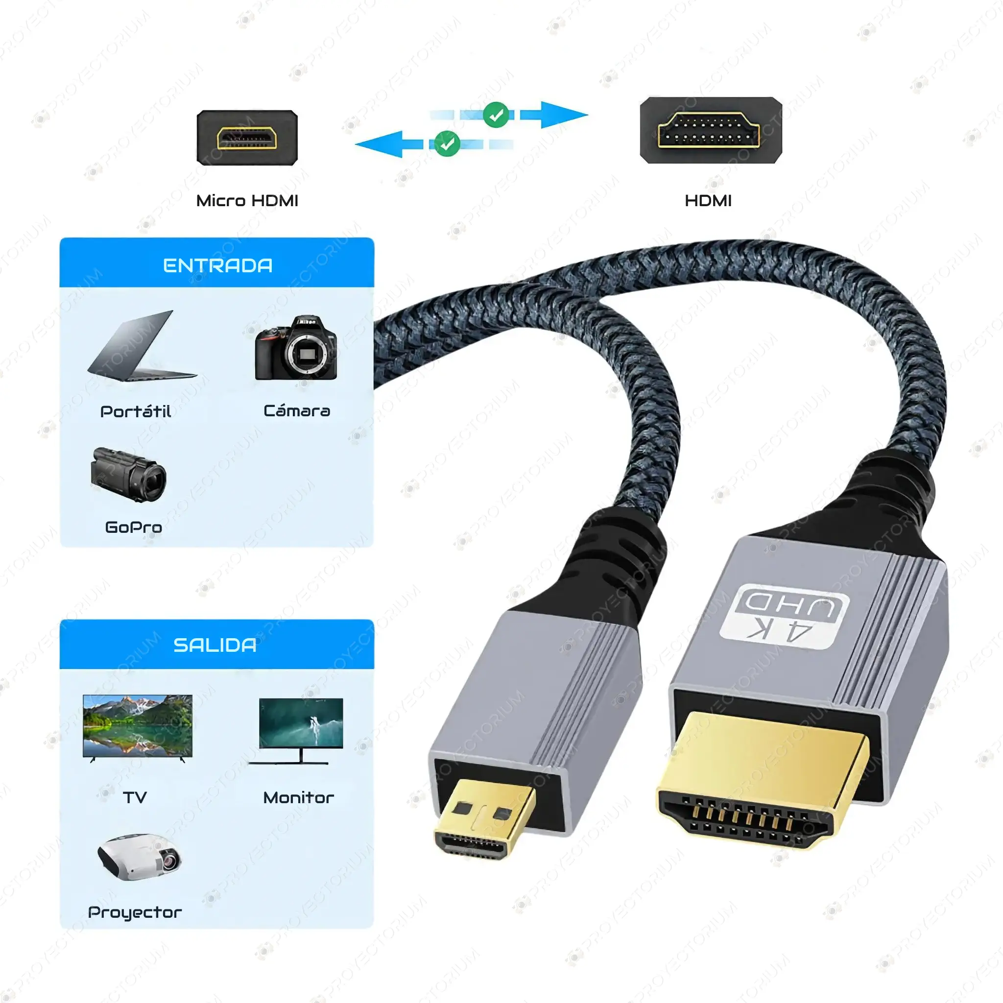 Cable_Micro_HDMI_para_Proyector.05 - 🔌 Cable Micro HDMI para Proyector - 4K, Resistente y Duradero
