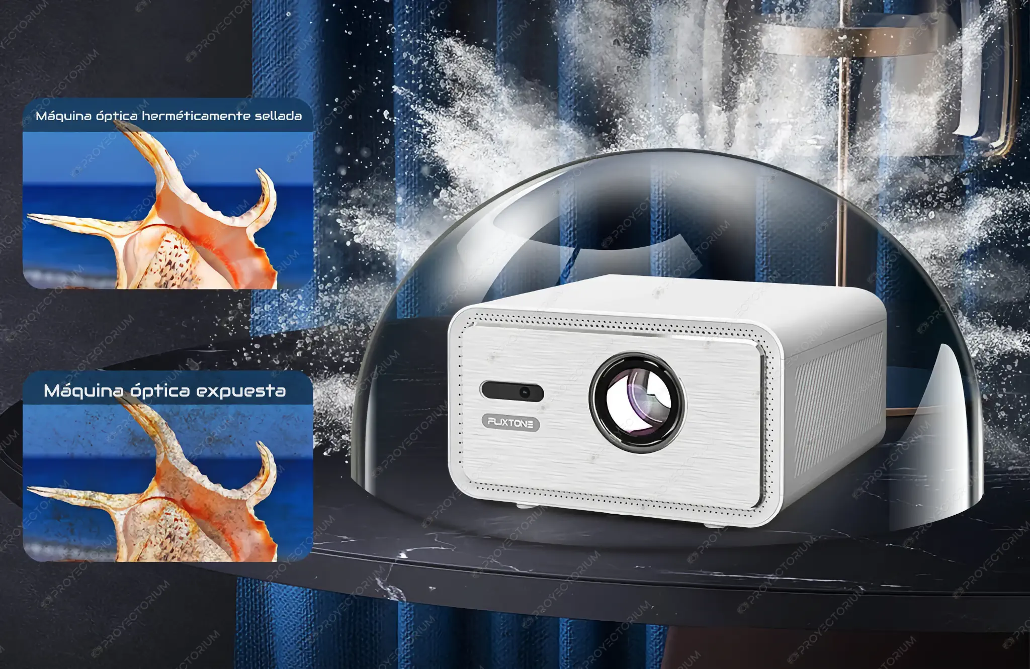 Proyector Flixtone D9W Mini - 4K / 2500 ANSI Lúmenes / Android / Enfoque Automático / HDR Flixtone_D9W_Mini.03 - 📽️ Proyector Flixtone D9W Mini 4K - 2500 ANSI lúmenes, HDR y Android