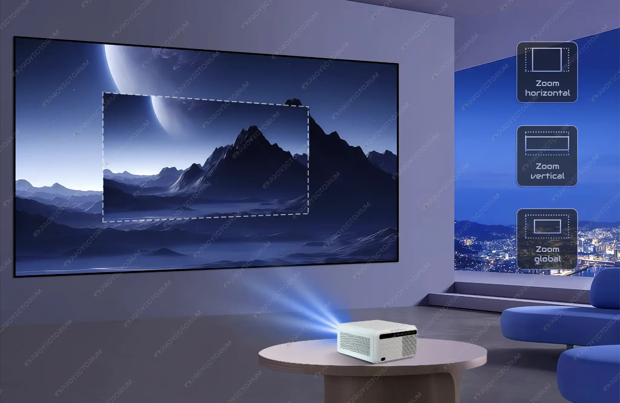 Proyector Flixtone D9W Mini - 4K / 2500 ANSI Lúmenes / Android / Enfoque Automático / HDR Flixtone_D9W_Mini.09 - 📽️ Proyector Flixtone D9W Mini 4K - 2500 ANSI lúmenes, HDR y Android
