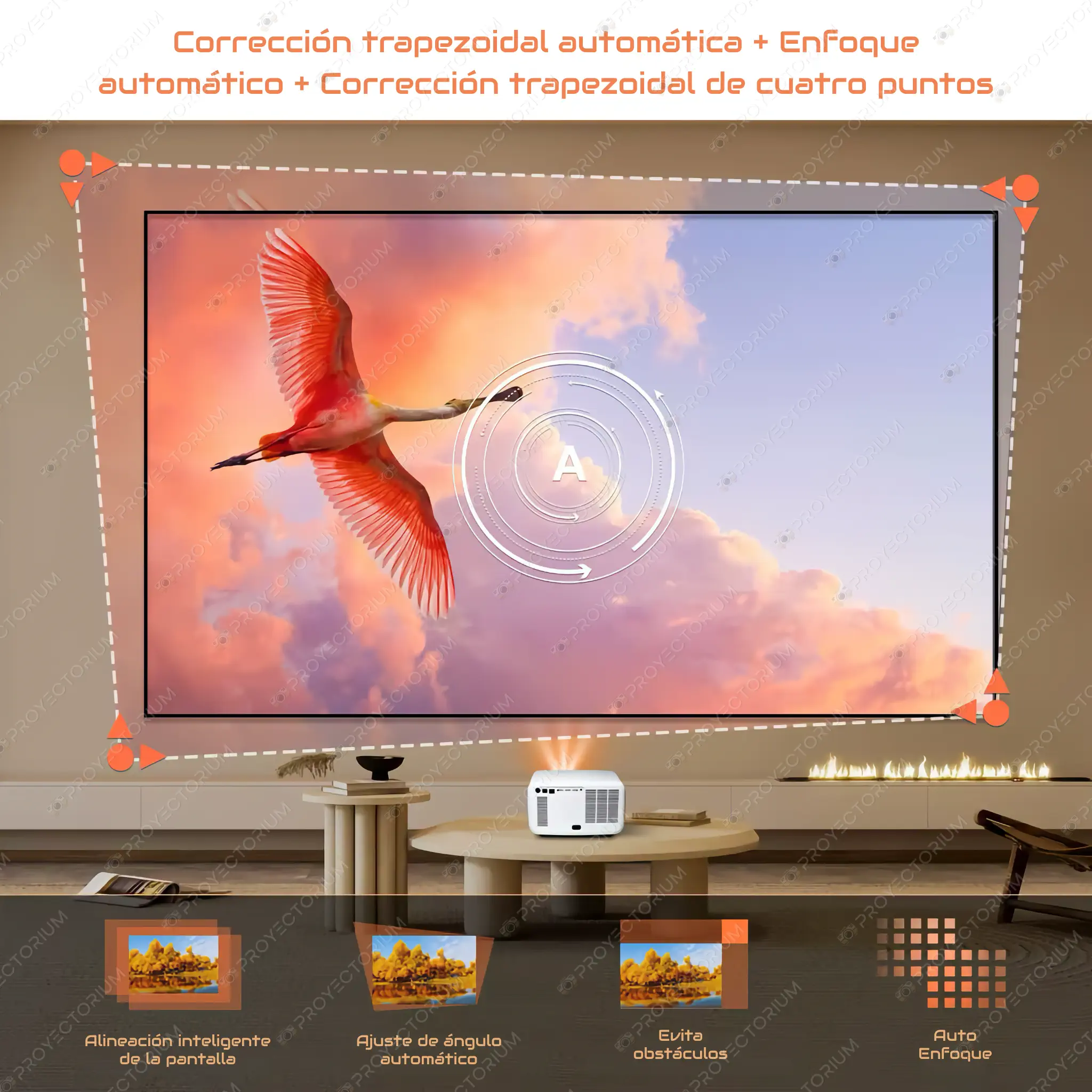 Proyector Flixtone D9W Ultra - 4K / 3000 ANSI Lúmenes / Android / Enfoque Automático / HDR Flixtone_D9W_Ultra.04 - 📽️ Proyector Flixtone D9W Ultra - 4K, 3000 ANSI Lúmenes, Android y HDR