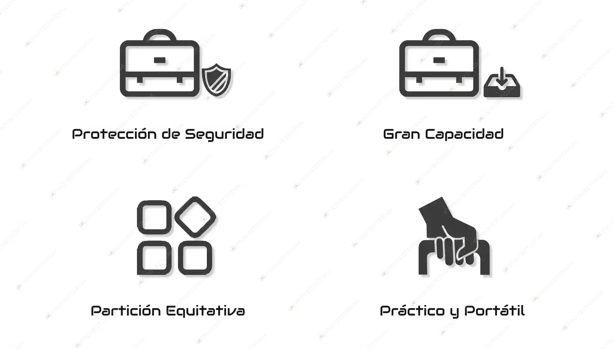 Funda_Everycom_HQ10W.03 - 🛡️ Funda para Proyector - Bolsa Protectora Resistente al Agua y Golpes