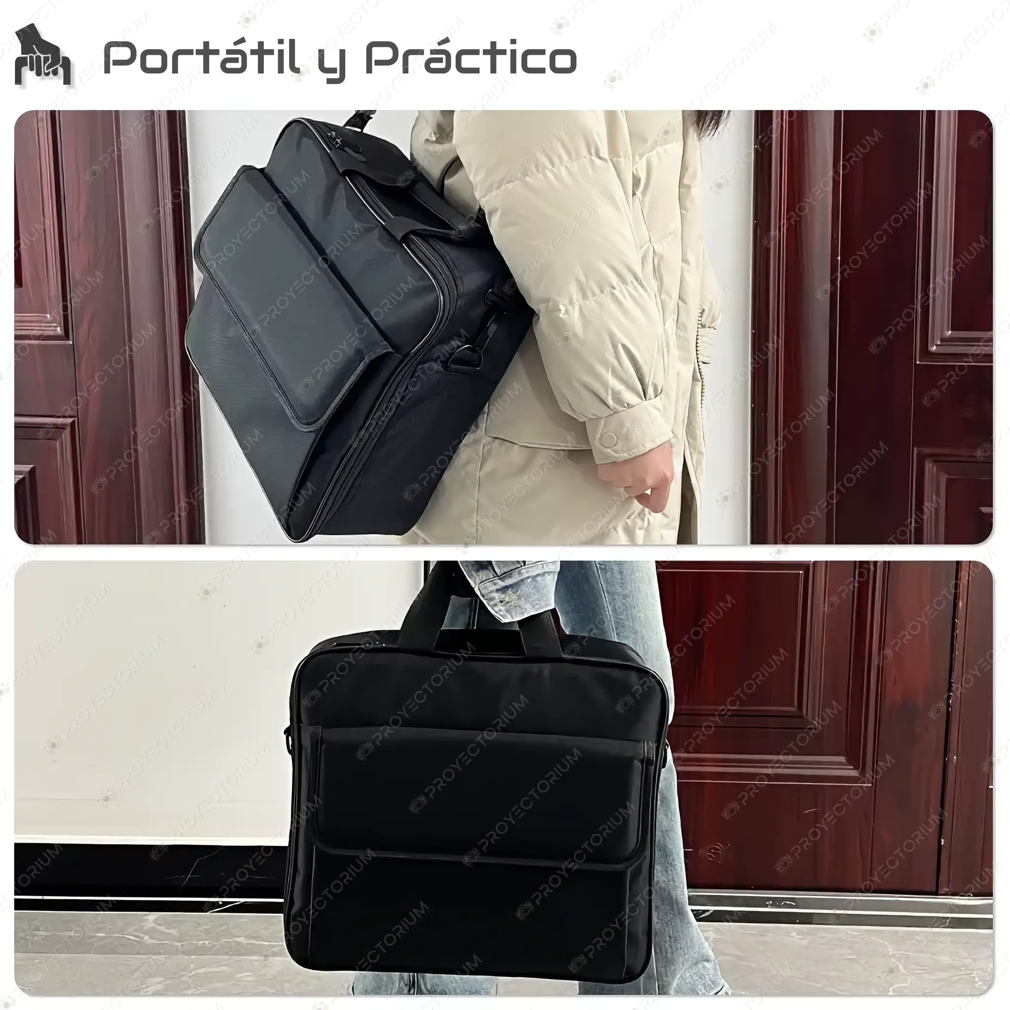 Funda_Everycom_HQ10W.07 - 🛡️ Funda para Proyector - Bolsa Protectora Resistente al Agua y Golpes