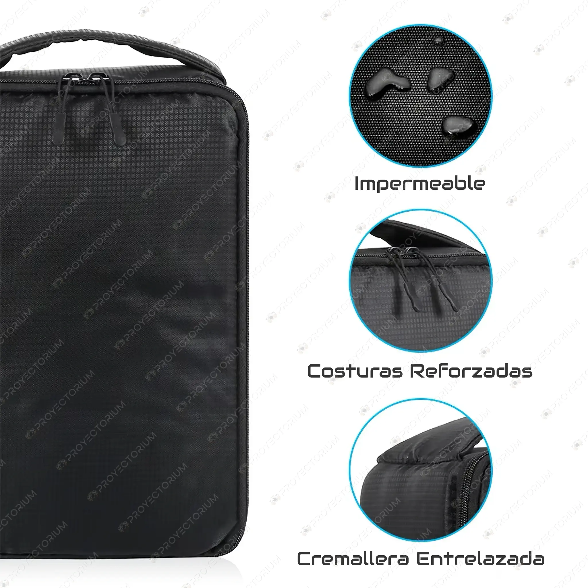 Funda_Flixtone_D9W_Ultra.02 - 🛡️ Funda para Proyector - Bolsa Protectora Resistente al Agua y Golpes