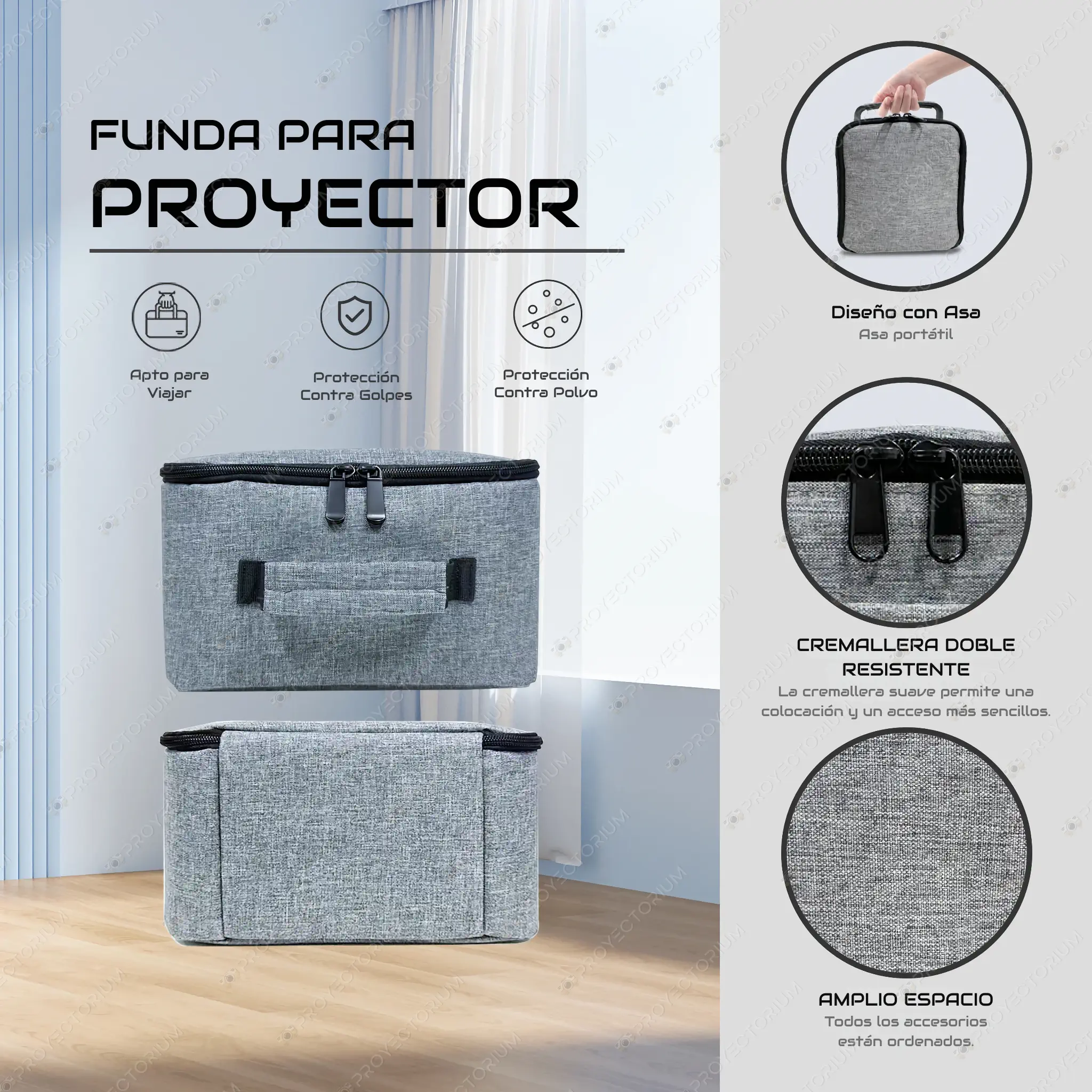 Funda Magcubic HY350 Pro Funda_Magcubic_HY350_Pro.02 - 🛡️ Funda Magcubic HY350 Pro - Impermeable con Asa y Amplio Espacio