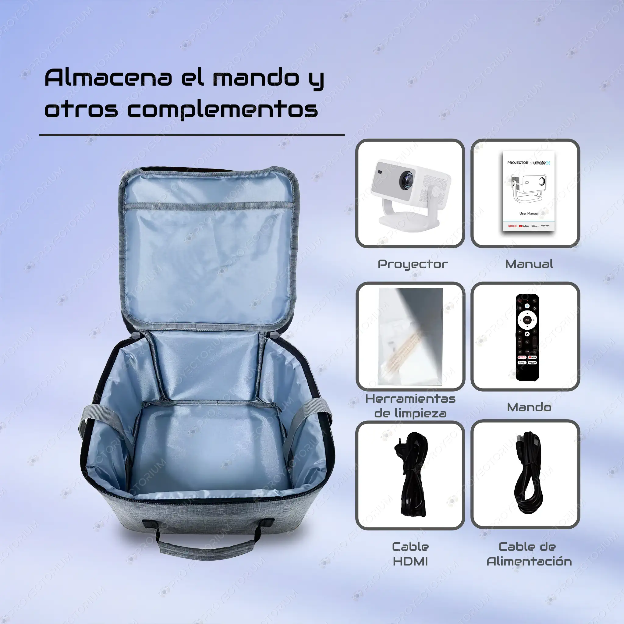 Funda Salange P92 Max Funda_Salange_P92_Max.03 - 🛡️ Funda para Proyector - Bolsa Protectora Resistente al Agua y Golpes