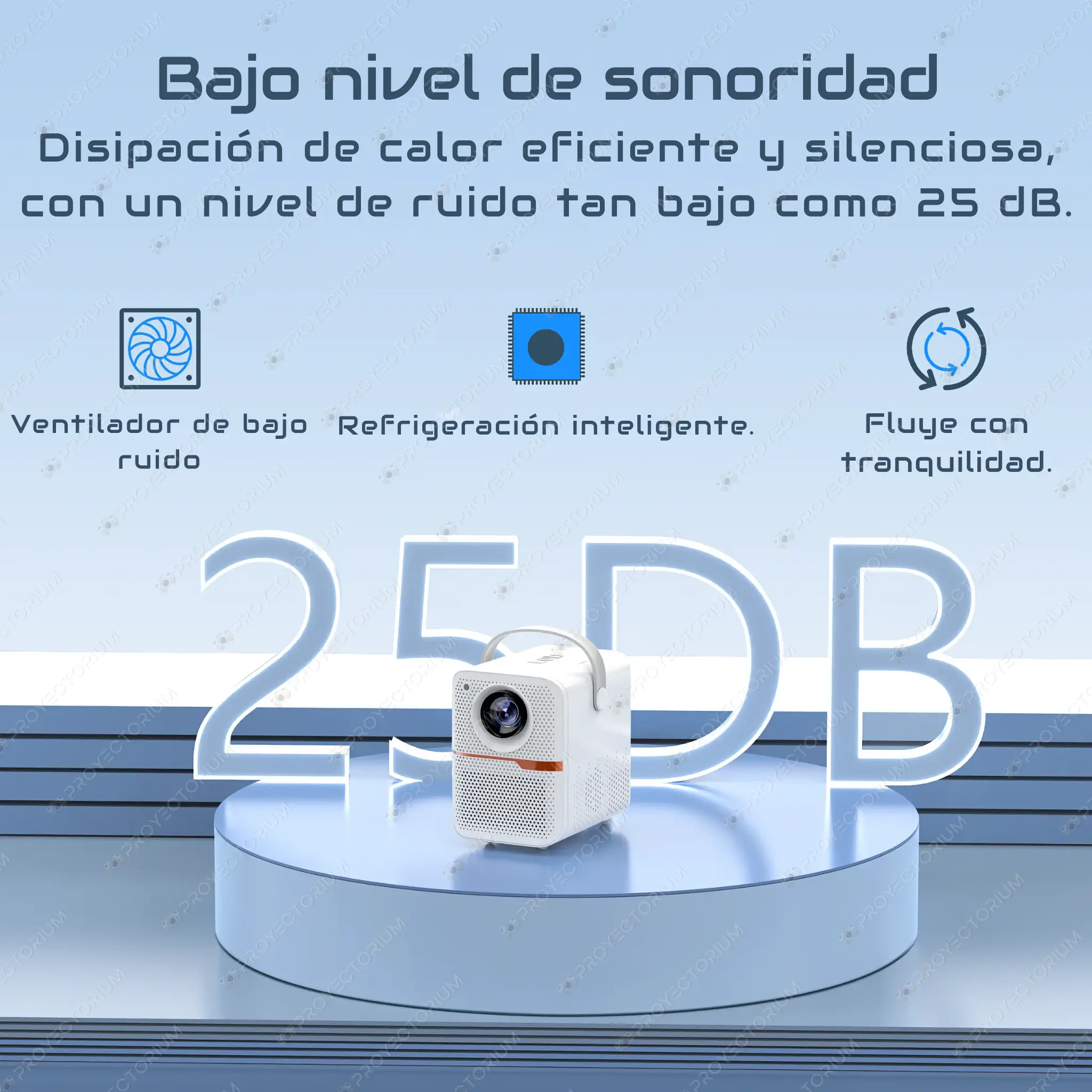 HONGTOP_P10.03 - 📽️ Proyector HONGTOP P10 - 4K / 300 ANSI Lúmenes / Android