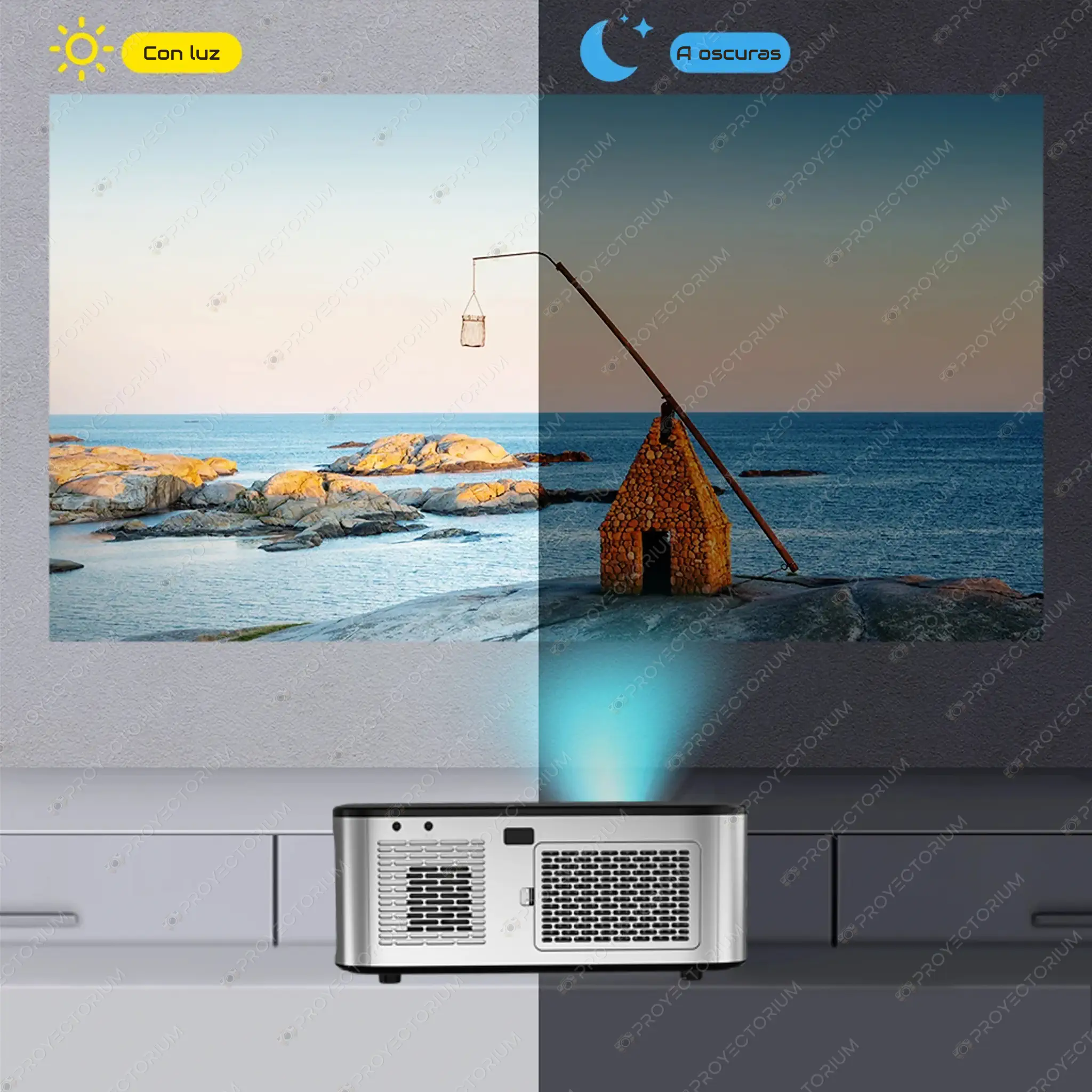 Proyector HORLAT T9N - 8K / 1600 ANSI Lúmenes / Android / Enfoque Automático HORLAT_T9N.06 - 📽️ Proyector HORLAT T9N - 8K / 1600 ANSI Lúmenes / Android / Netflix
