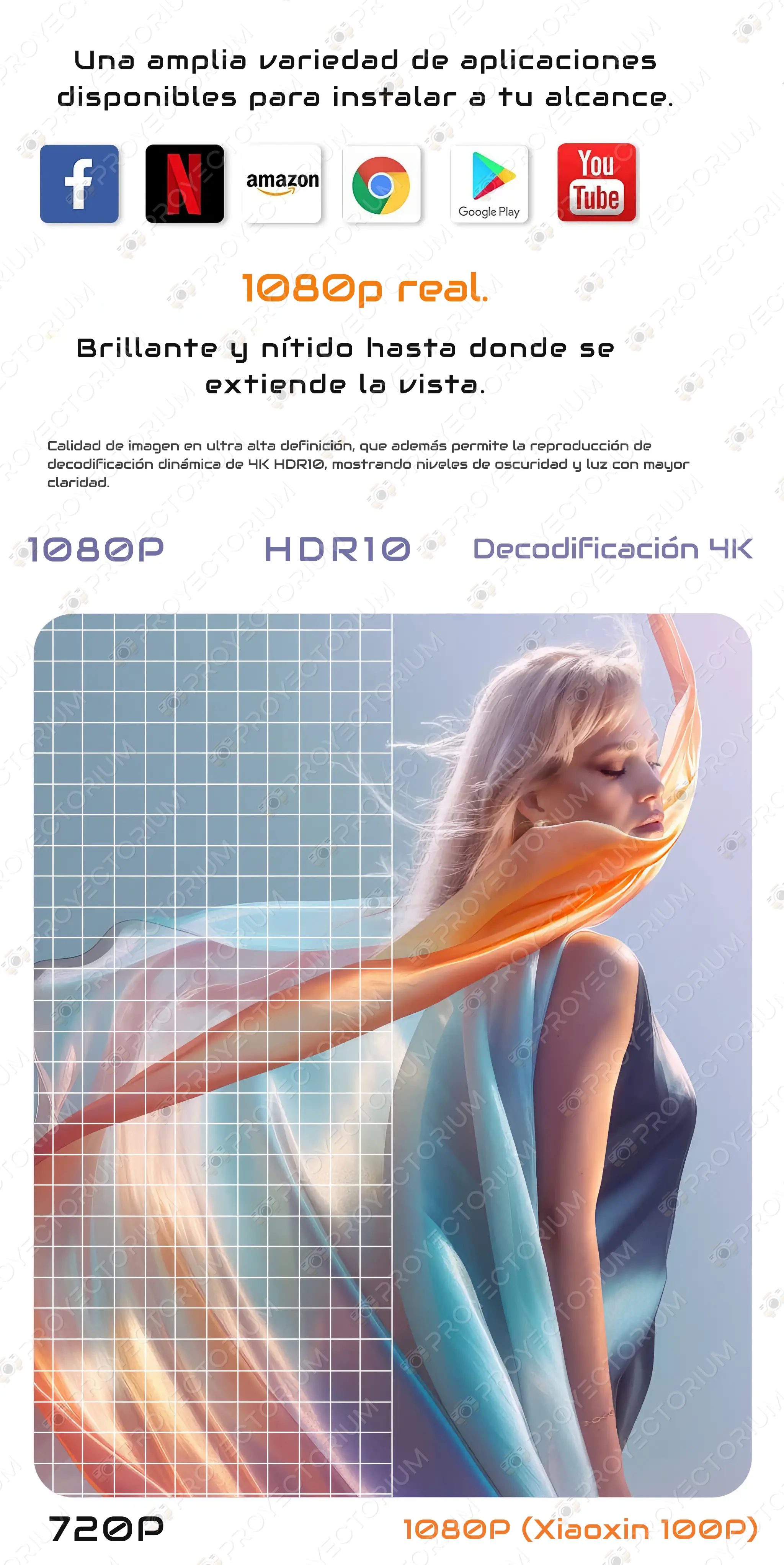 Proyector Lenovo Xiaoxin 100P - 4K / 850 ANSI Lúmenes / Enfoque Automático / HDR Lenovo_Xiaoxin_100P.15 - 📽️ Proyector Lenovo Xiaoxin 100P - 4K / 850 ANSI Lúmenes / Enfoque Automático