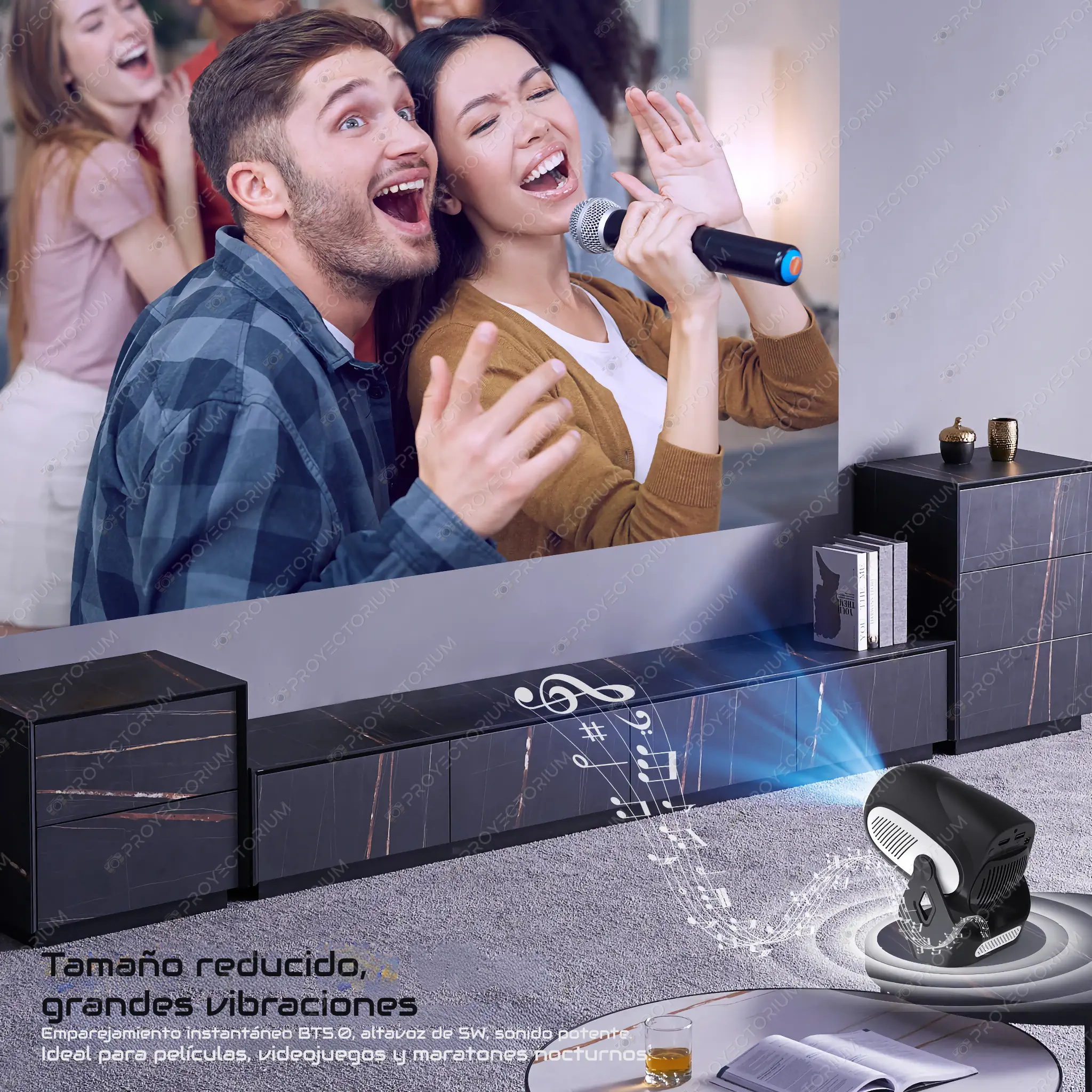 Proyector Magcubic HY300X - 4K / 300 ANSI Lúmenes / Android / Enfoque Electrónico Magcubic_HY300X.10 - 📽️ Proyector Magcubic HY300X - 4K / 300 ANSI Lúmenes / Android