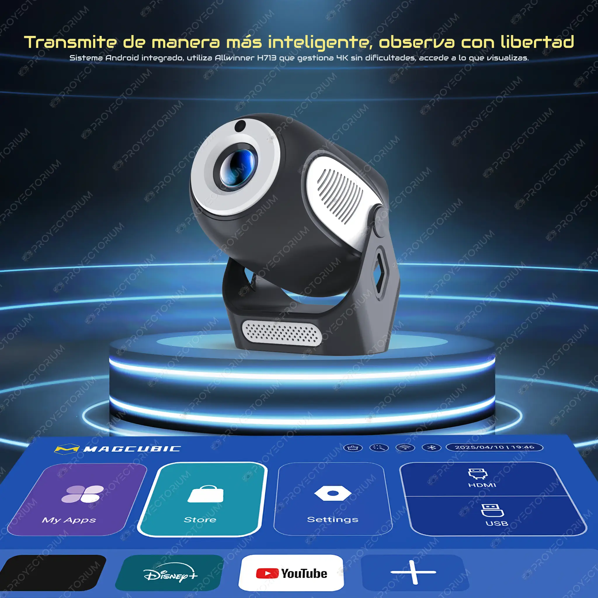 Proyector Magcubic HY300X - 4K / 300 ANSI Lúmenes / Android / Enfoque Electrónico Magcubic_HY300X.12 - 📽️ Proyector Magcubic HY300X - 4K / 300 ANSI Lúmenes / Android