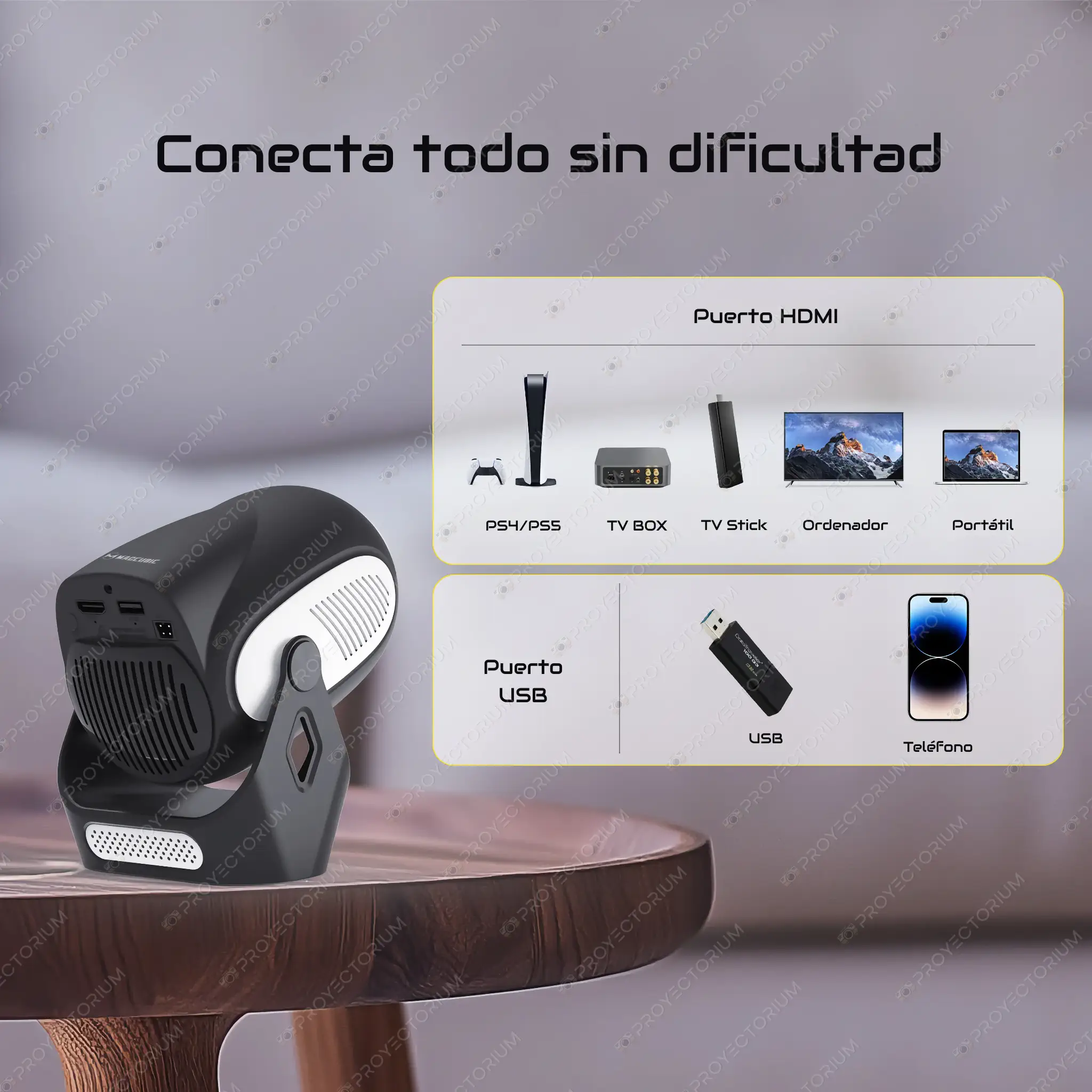 Proyector Magcubic HY300X - 4K / 300 ANSI Lúmenes / Android / Enfoque Electrónico Magcubic_HY300X.13 - 📽️ Proyector Magcubic HY300X - 4K / 300 ANSI Lúmenes / Android