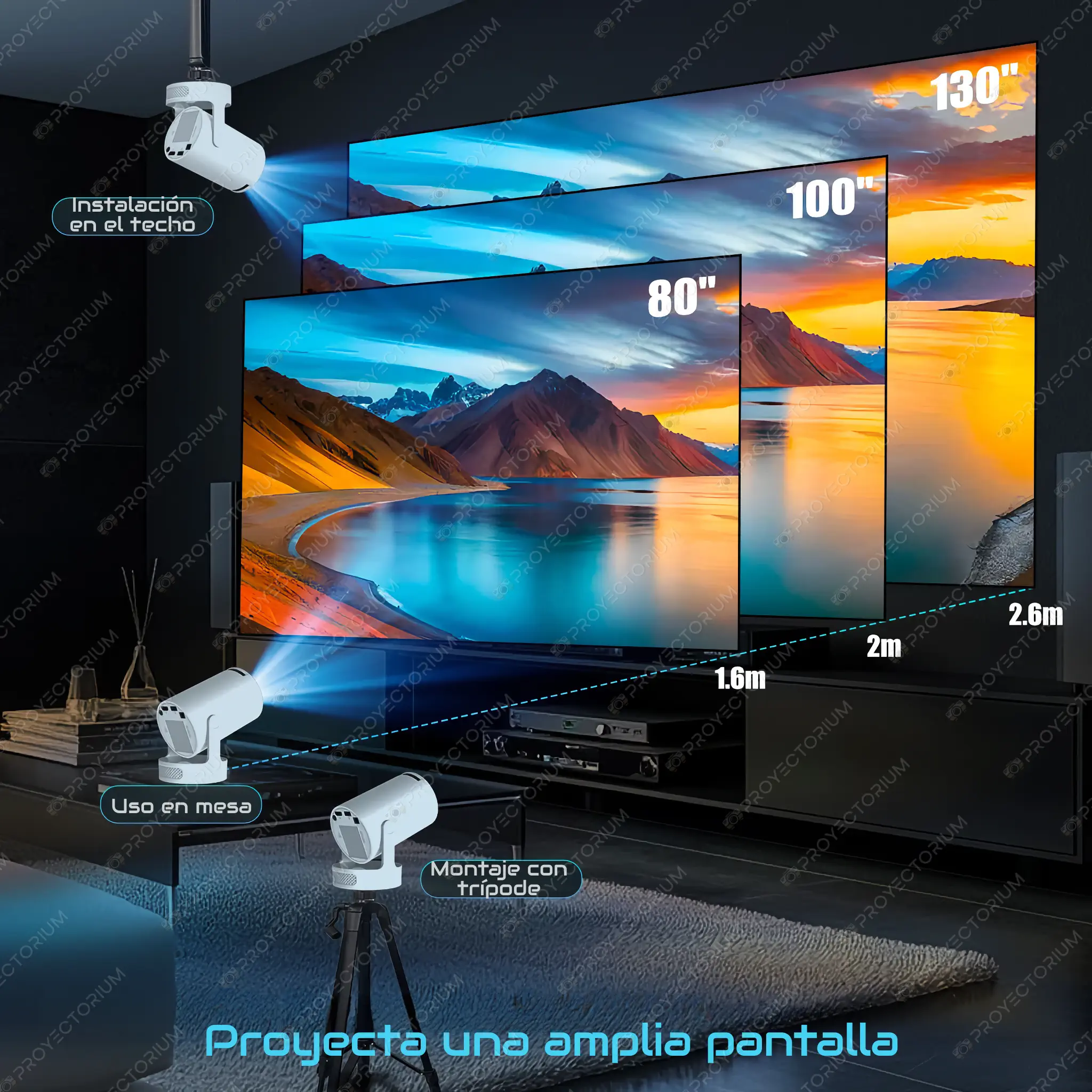 Proyector Magcubic HY300 Pro Plus - 4K / 290 ANSI Lúmenes / Android Magcubic_HY300_Pro_Plus.10 - 📽️ Proyector Magcubic HY300 Pro Plus - 4K / 290 ANSI Lúmenes / Android