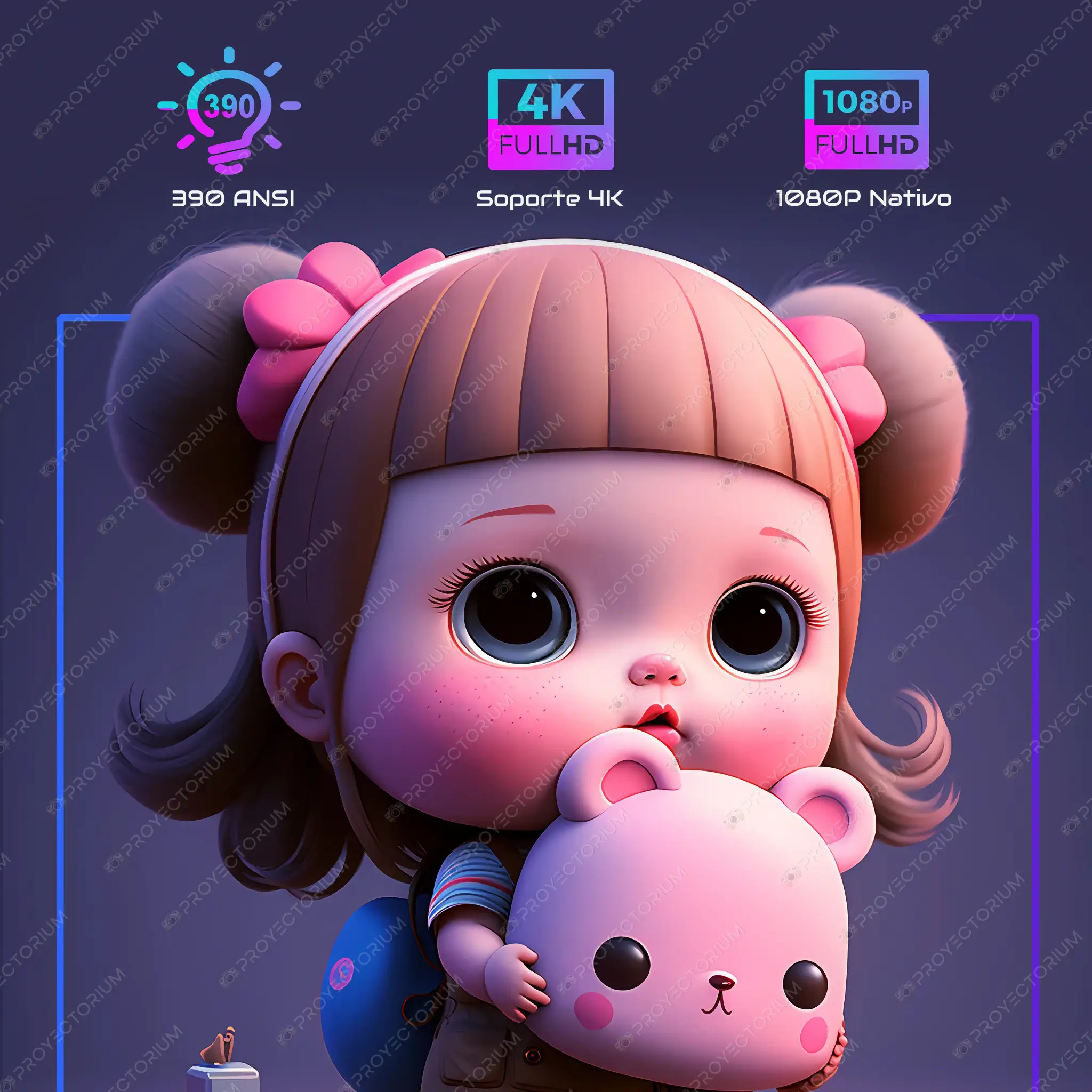 Magcubic_HY320.03 - 📽️ Proyector Magcubic HY320 - 4K / 390 ANSI Lúmenes / Android