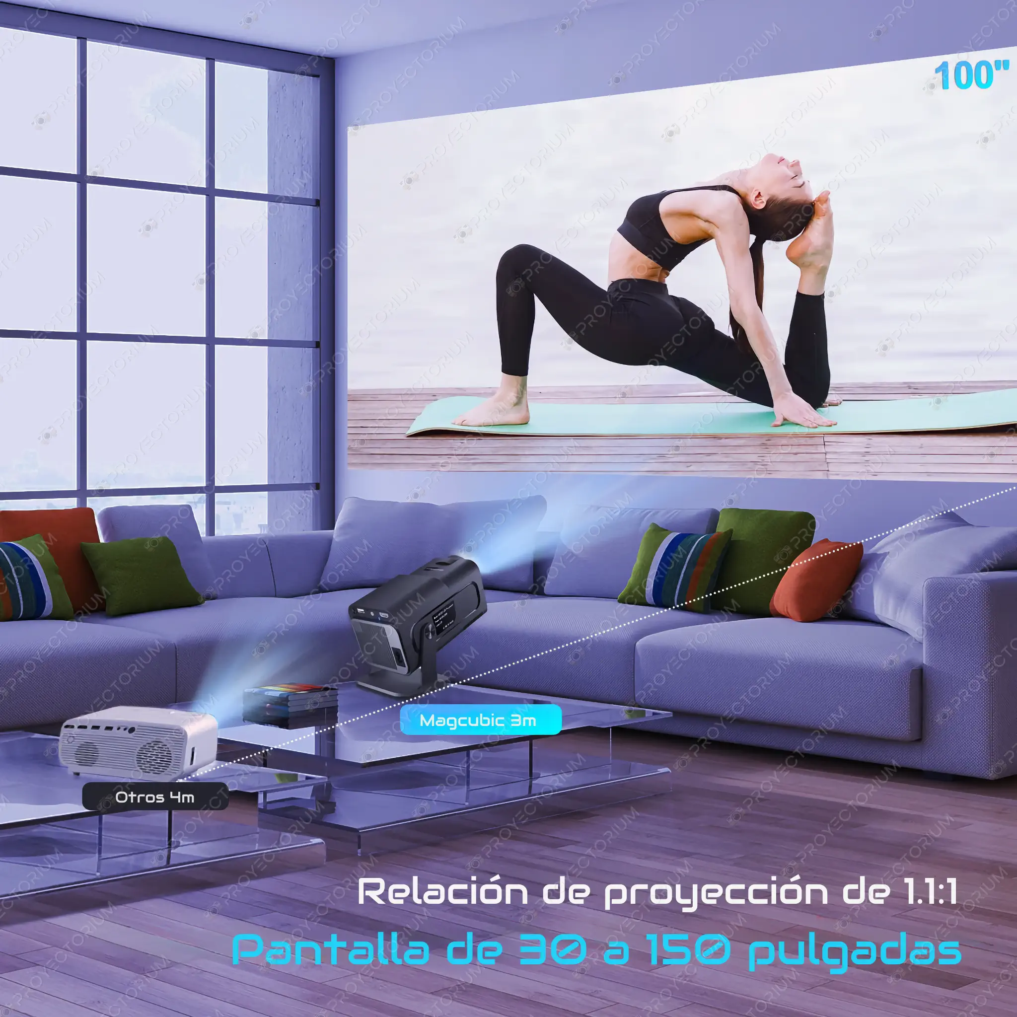 Magcubic_HY320.10 - 📽️ Proyector Magcubic HY320 - 4K / 390 ANSI Lúmenes / Android