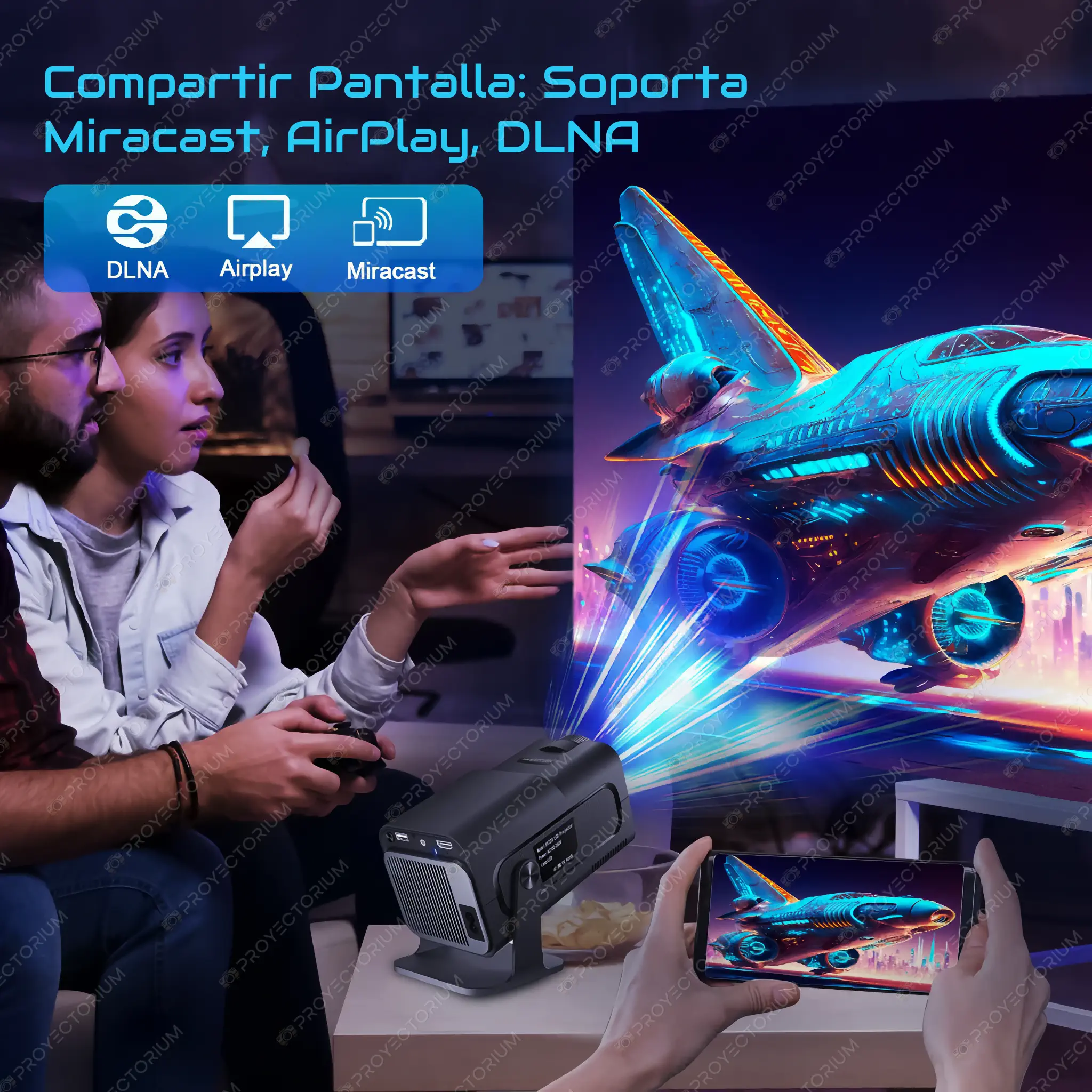 Magcubic_HY320.12 - 📽️ Proyector Magcubic HY320 - 4K / 390 ANSI Lúmenes / Android