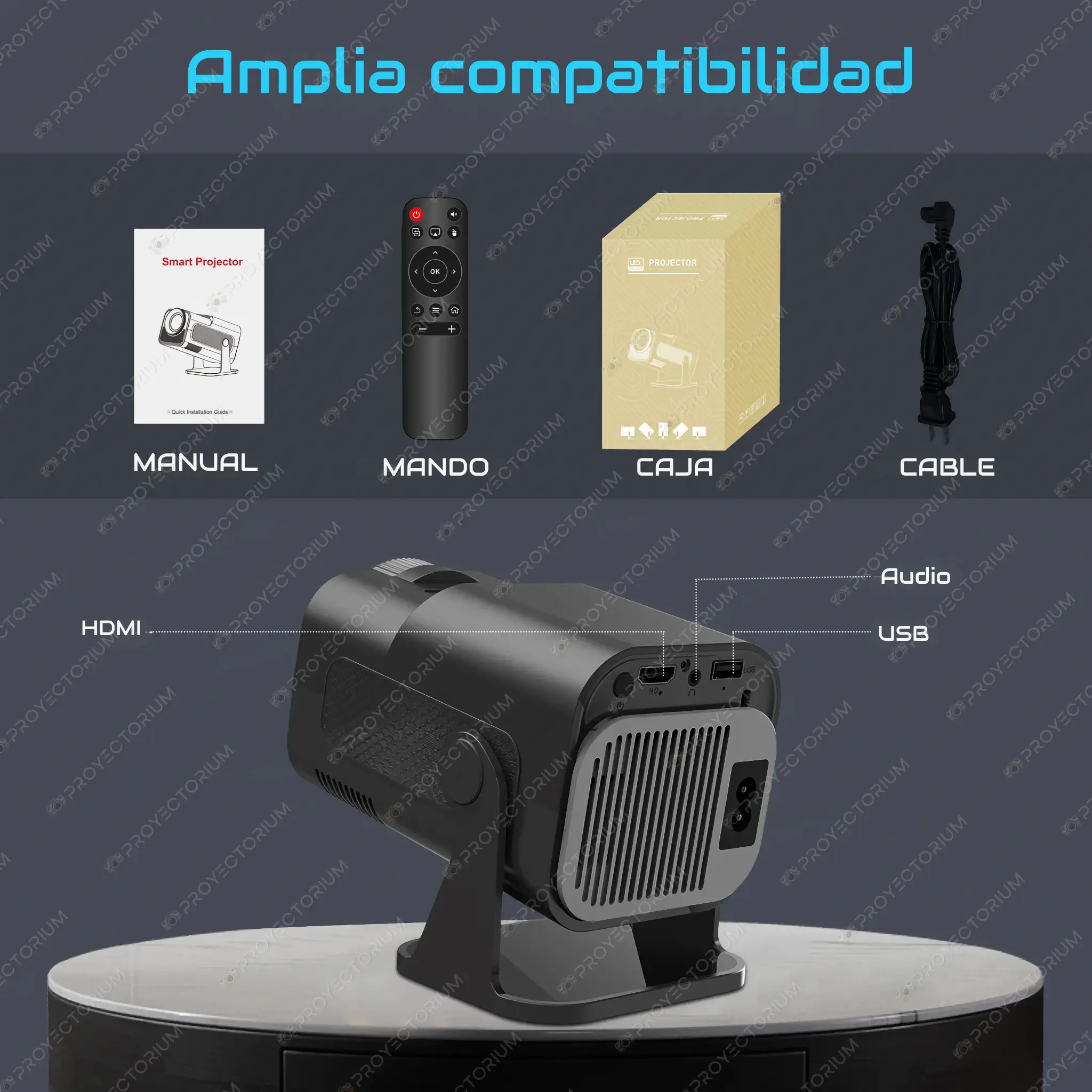 Proyector Magcubic HY320 Mini - 4K / 320 ANSI Lúmenes / Android Magcubic_HY320_Mini.17 - 📽️ Proyector Magcubic HY320 Mini - 4K / 320 ANSI Lúmenes / Android