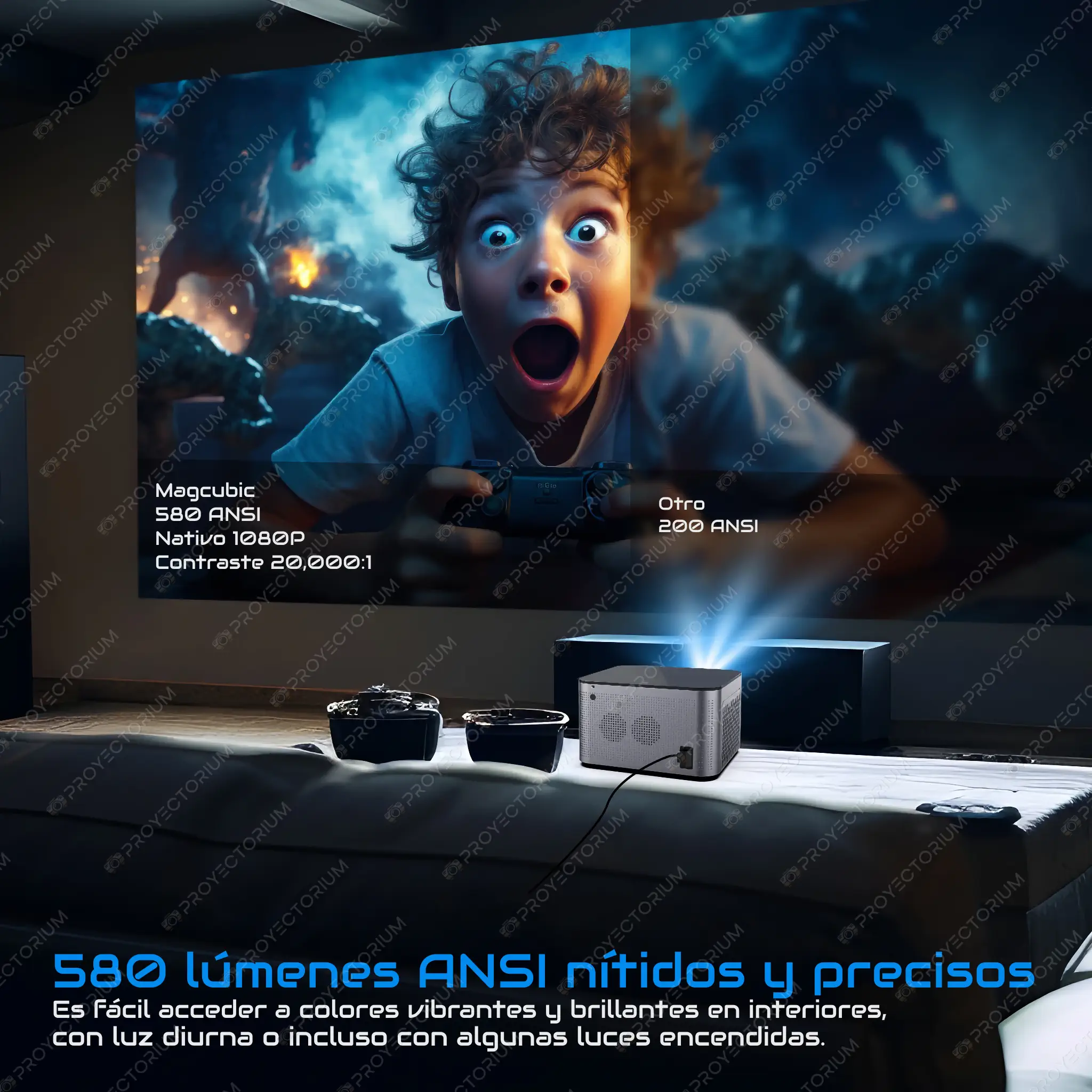 Magcubic_HY350_Pro.04 - 📽️ Proyector Magcubic HY350 Pro - 4K / 580 ANSI / Android / Enfoque Electrónico