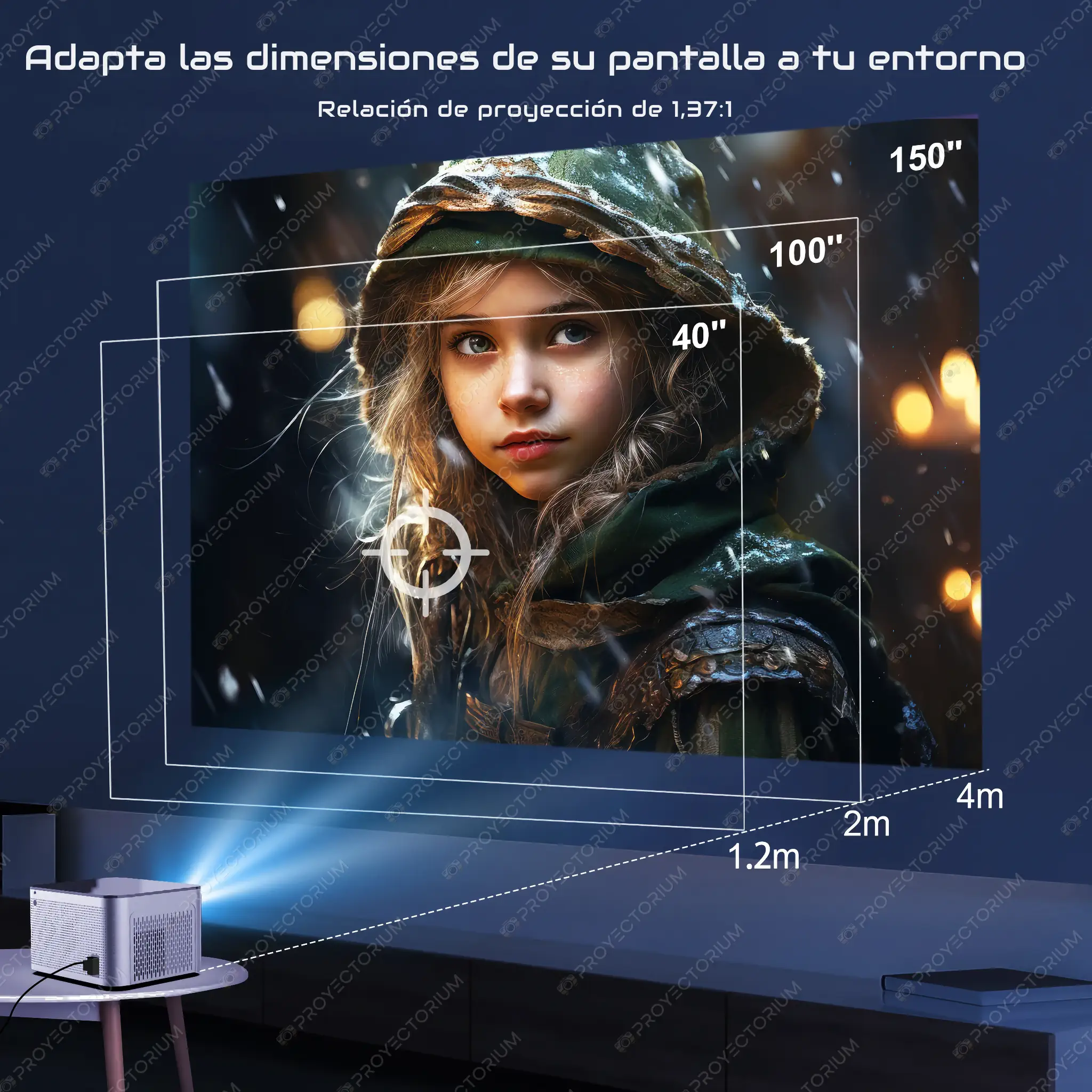 Magcubic_HY350_Pro.06 - 📽️ Proyector Magcubic HY350 Pro - 4K / 580 ANSI / Android / Enfoque Electrónico