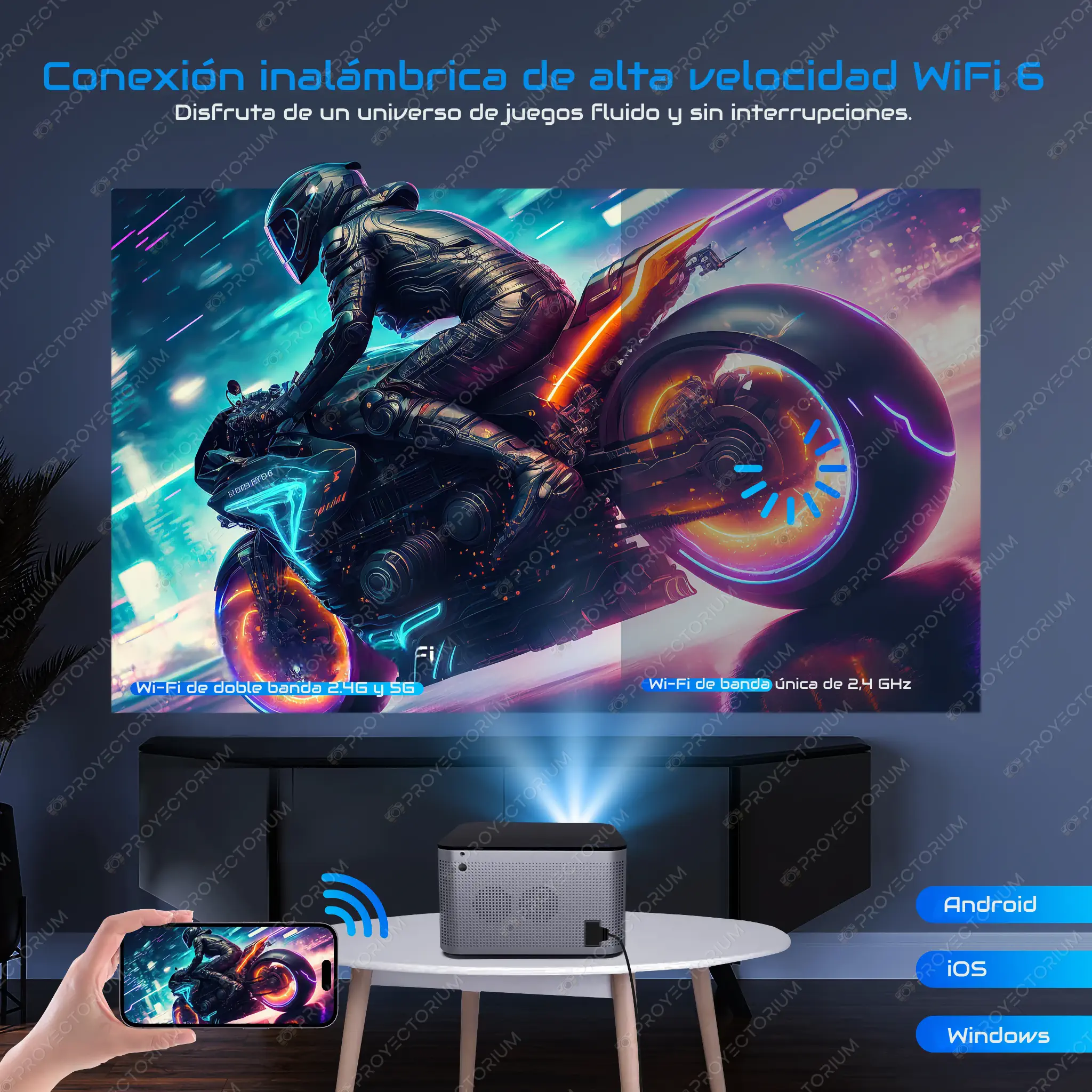 Magcubic_HY350_Pro.08 - 📽️ Proyector Magcubic HY350 Pro - 4K / 580 ANSI / Android / Enfoque Electrónico
