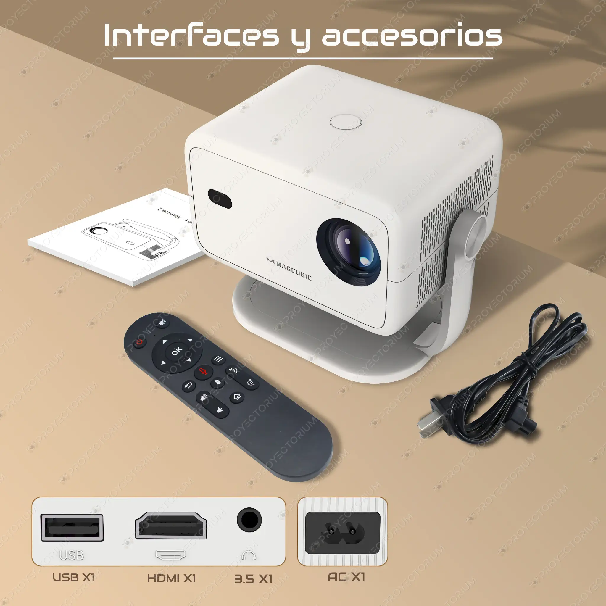 Proyector Magcubic L018 - 4K / 650 ANSI Lúmenes / Android / Enfoque Automático Magcubic_L018.17 - 📽️ Proyector Portátil Magcubic L018 - 4K / 650 ANSI / Android