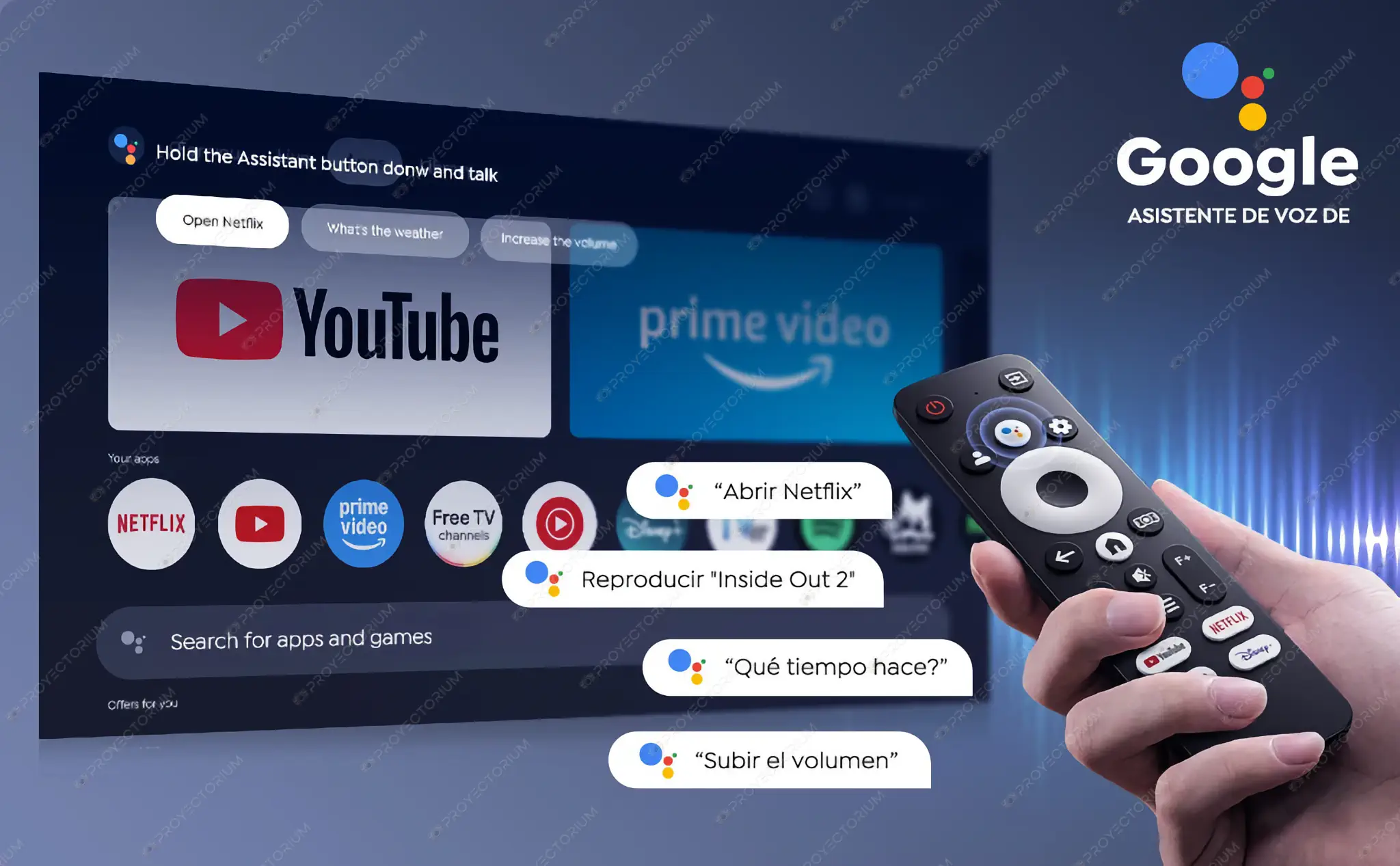 Proyector PUTRIMS K12 - 4K / 1500 ANSI Lúmenes / Android / Enfoque Automático PUTRIMS_K12.05 - 📽️ Proyector PUTRIMS K12 - 4K / 1500 ANSI / Google TV / Autoenfoque