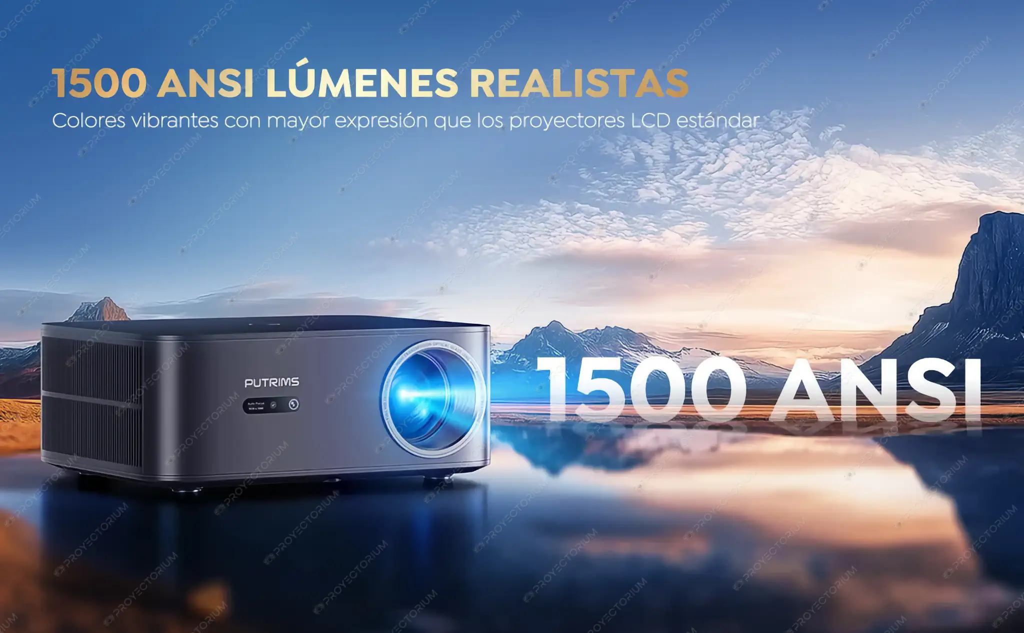 Proyector PUTRIMS K12 - 4K / 1500 ANSI Lúmenes / Android / Enfoque Automático PUTRIMS_K12.07 - 📽️ Proyector PUTRIMS K12 - 4K / 1500 ANSI / Google TV / Autoenfoque