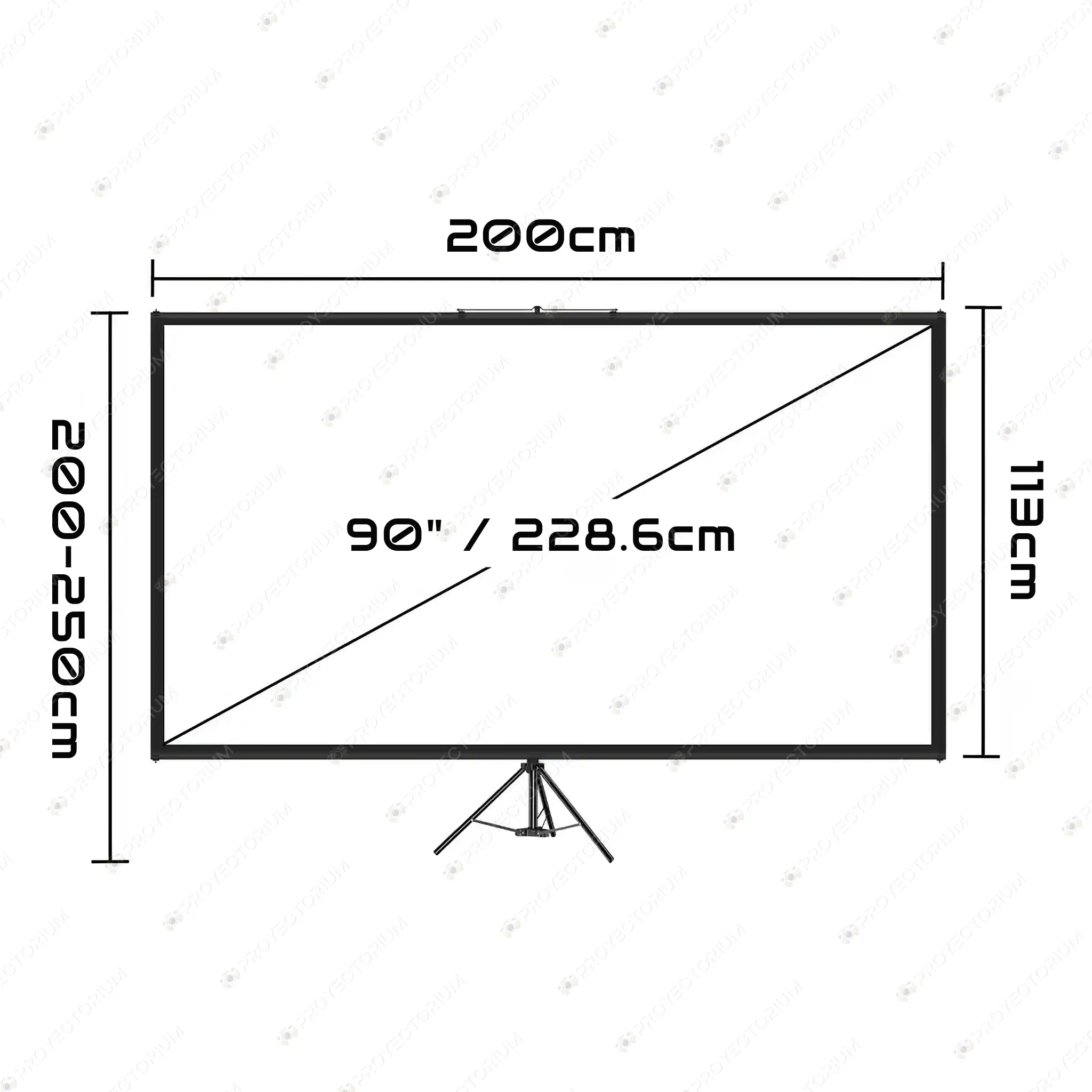 Pantalla Proyector con Trípode - 90 Pantalla_Proyector_con_Tripode.12 - 🌇 Pantalla Proyector con Trípode - 90