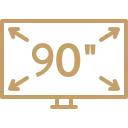 90" Pulgadas