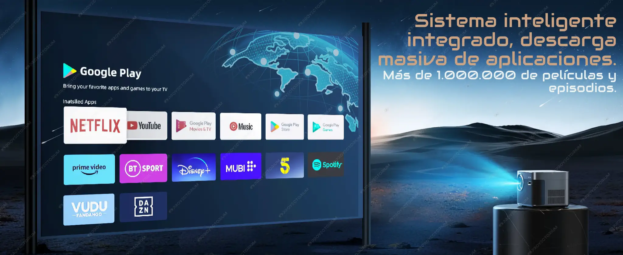 Proyector TOPTRO X7 - 4K / 700 ANSI Lúmenes / Android / Enfoque Automático TOPTRO_X7.05 - 📽️ Proyector TOPTRO X7 - 4K / 700 ANSI Lúmenes / Android
