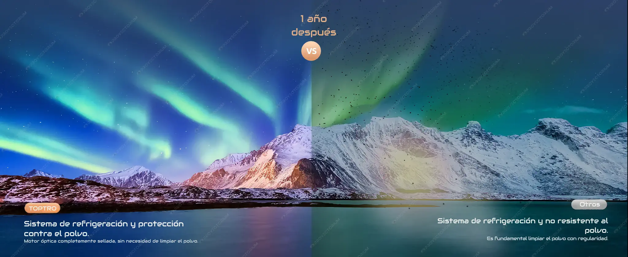 Proyector TOPTRO X7 - 4K / 700 ANSI Lúmenes / Android / Enfoque Automático TOPTRO_X7.09 - 📽️ Proyector TOPTRO X7 - 4K / 700 ANSI Lúmenes / Android