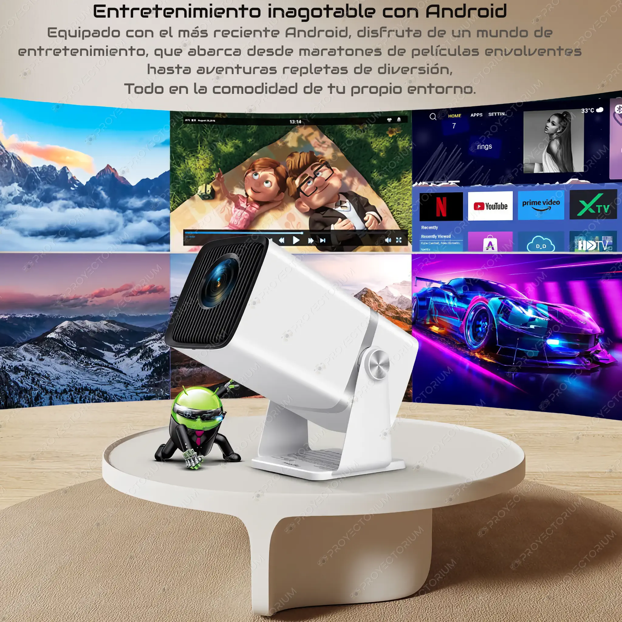 Proyector ThundeaL TD80W - 4K / 450 ANSI Lúmenes / Android ThundeaL_TD80W.07 - 📽️ Proyector ThundeaL TD80W - 4K, 450 ANSI con Android y Zoom