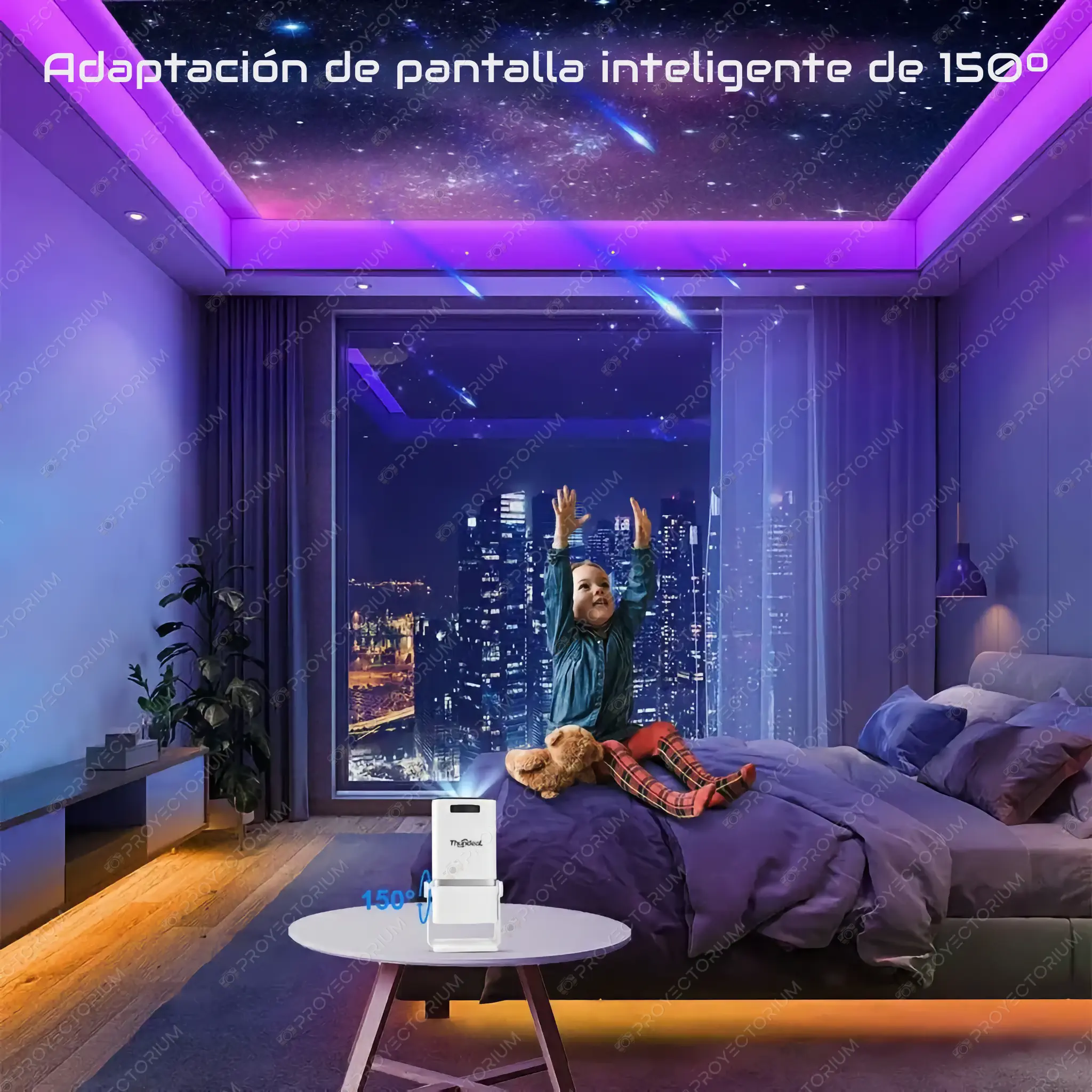 Proyector ThundeaL TD80W - 4K / 450 ANSI Lúmenes / Android ThundeaL_TD80W.10 - 📽️ Proyector ThundeaL TD80W - 4K, 450 ANSI con Android y Zoom