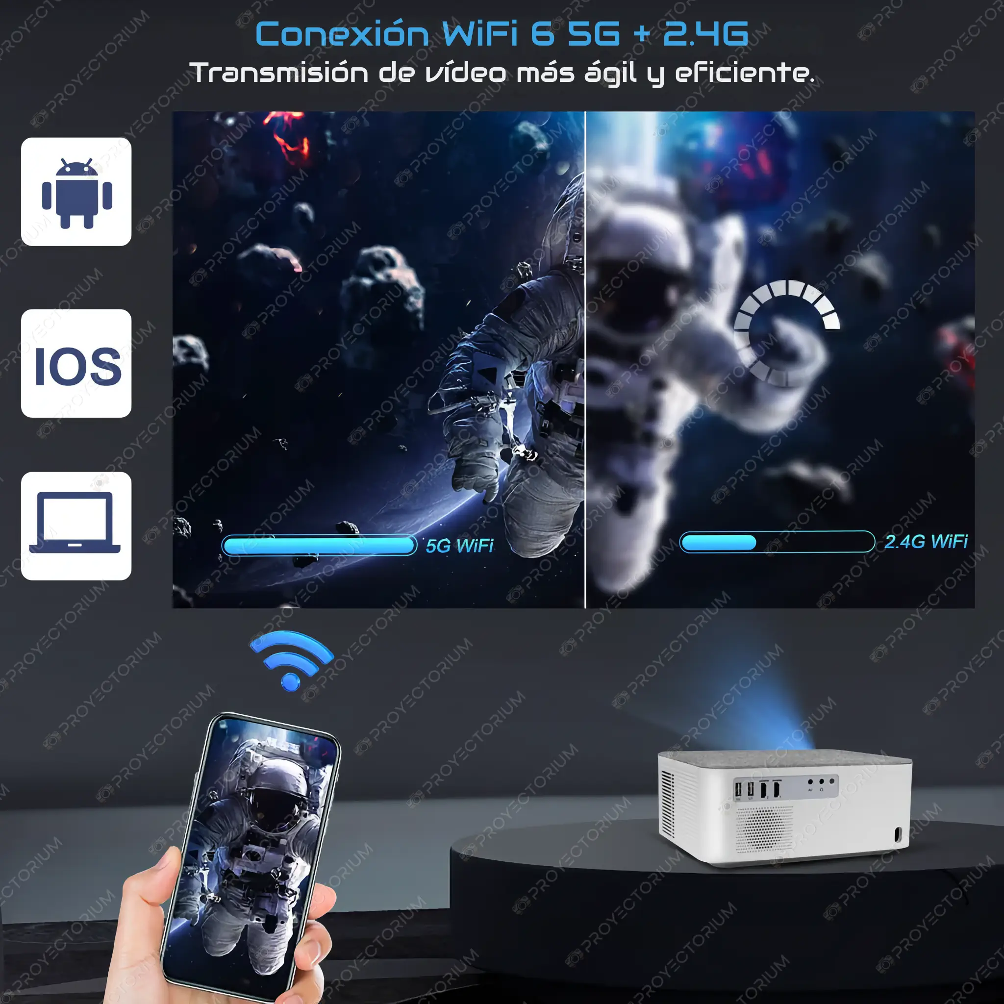 Proyector ThundeaL TD92 Pro - 4K / 1100 ANSI Lúmenes / Android / Enfoque Electrónico / 3D ThundeaL_TD92_Pro.06 - 📽️ Proyector ThundeaL TD92 Pro - 4K, 1100 ANSI y Android