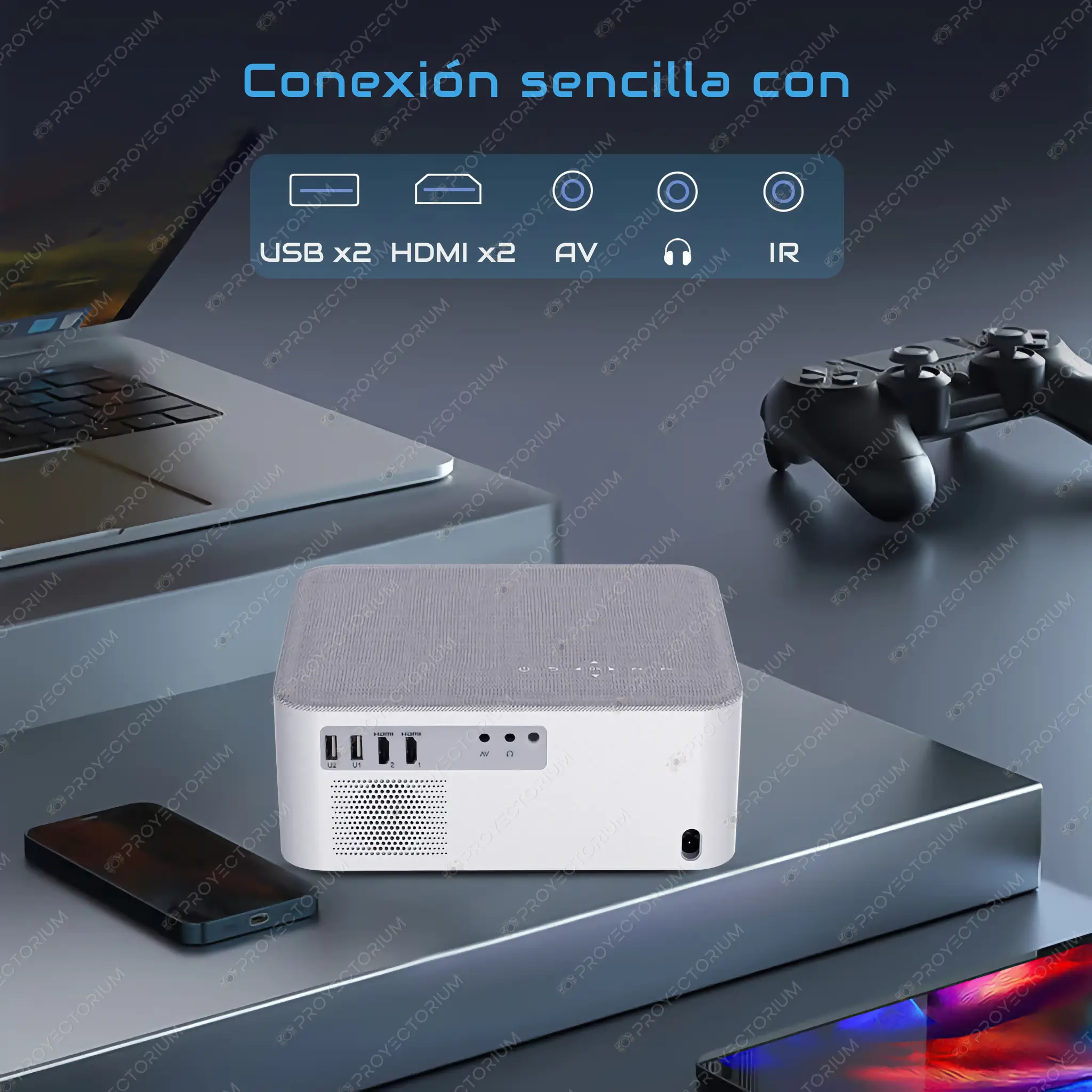 Proyector ThundeaL TD92 Pro - 4K / 1100 ANSI Lúmenes / Android / Enfoque Electrónico / 3D ThundeaL_TD92_Pro.18 - 📽️ Proyector ThundeaL TD92 Pro - 4K, 1100 ANSI y Android