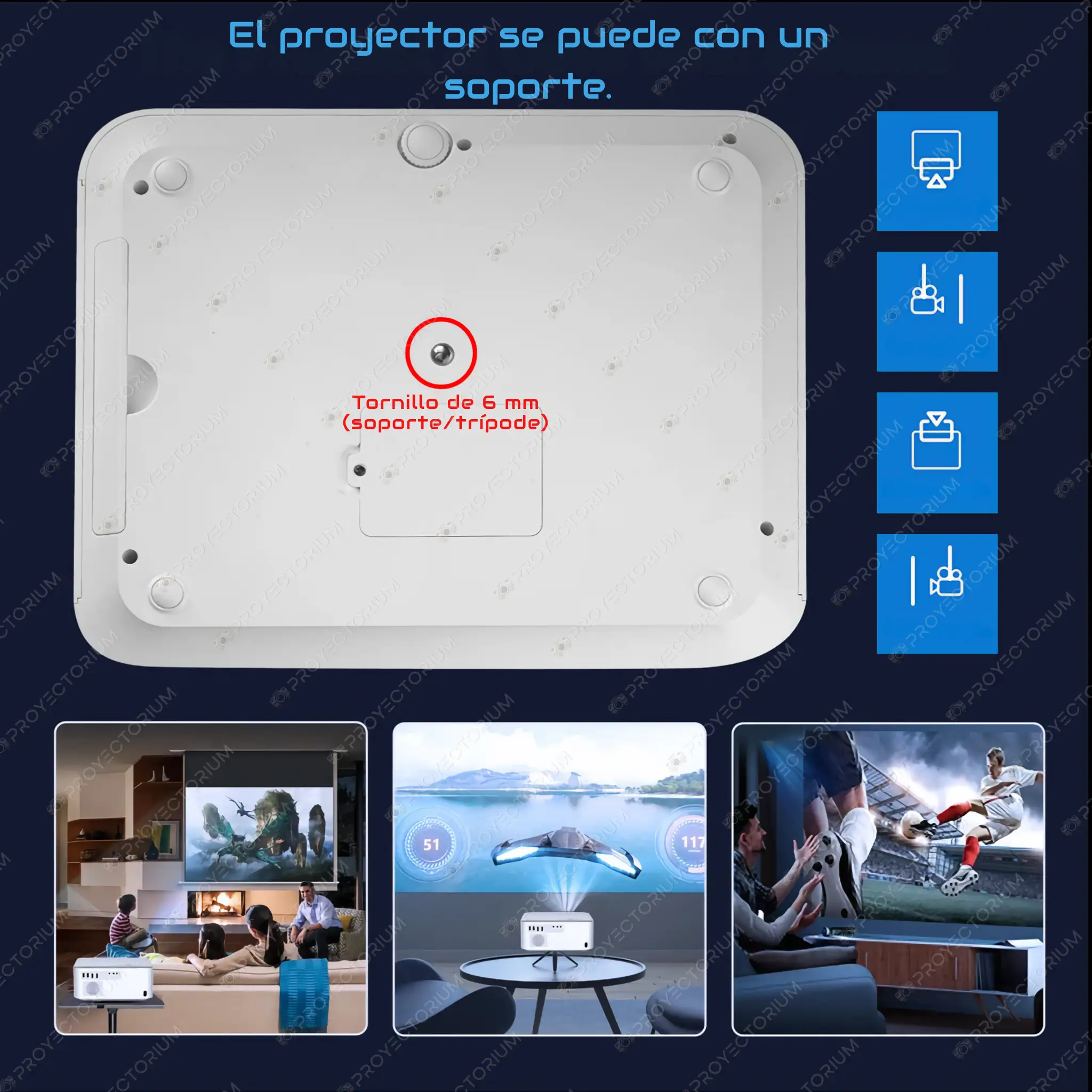 Proyector ThundeaL TD92 Pro - 4K / 1100 ANSI Lúmenes / Android / Enfoque Electrónico / 3D ThundeaL_TD92_Pro.21 - 📽️ Proyector ThundeaL TD92 Pro - 4K, 1100 ANSI y Android