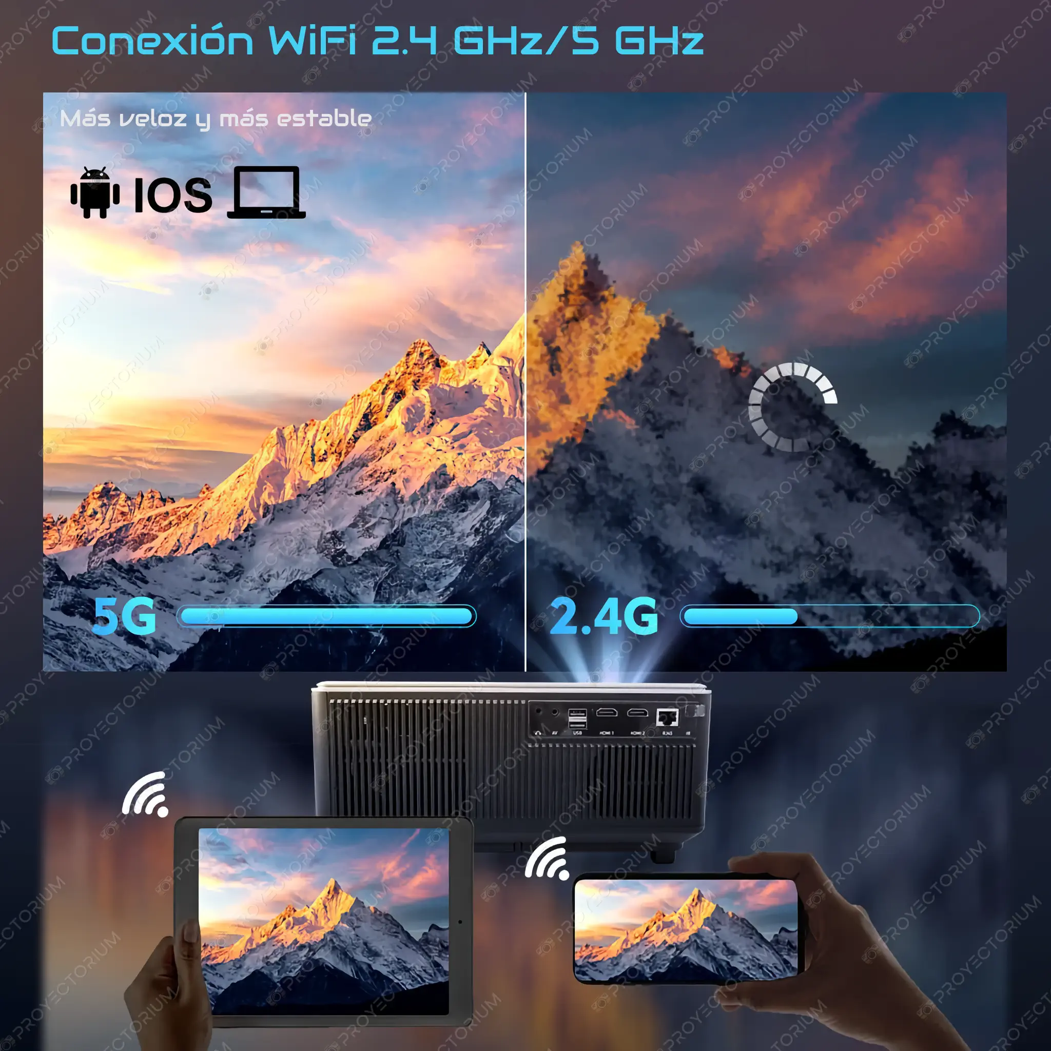 ThundeaL_TD98W.08 - 📽️ Proyector ThundeaL TD98W - 4K / 2500 ANSI Lúmenes / Android