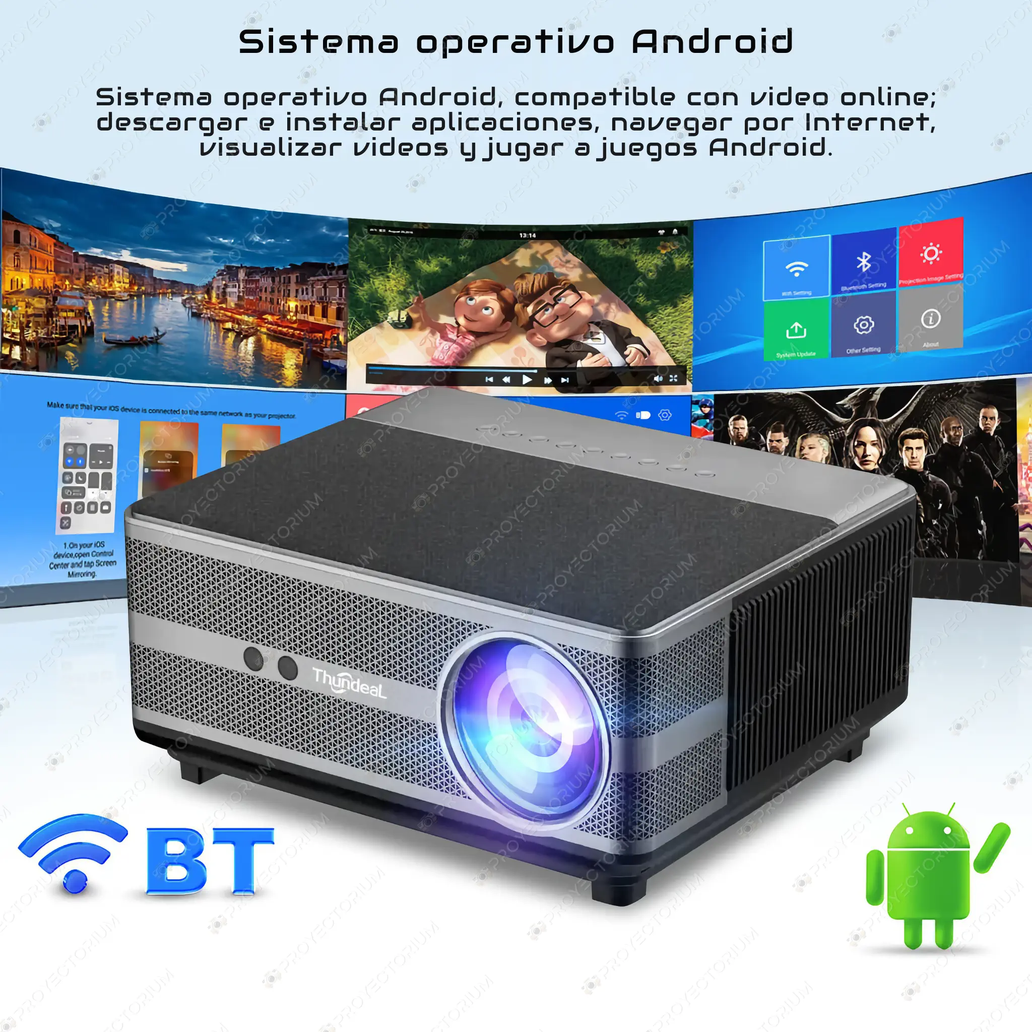ThundeaL_TD98W.09 - 📽️ Proyector ThundeaL TD98W - 4K / 2500 ANSI Lúmenes / Android