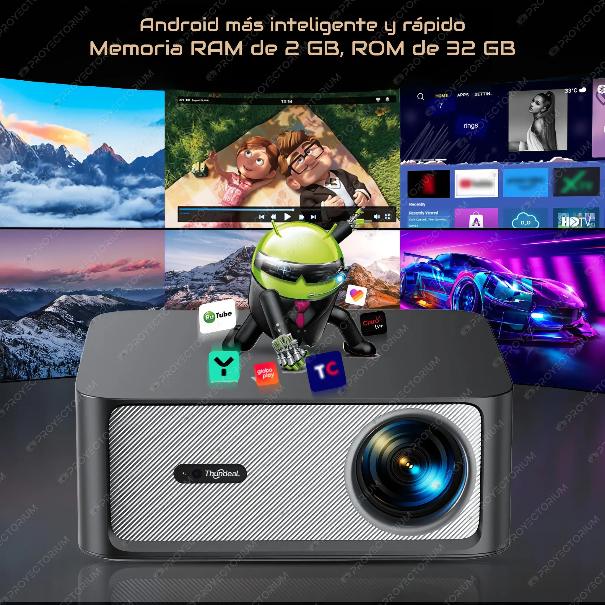ThundeaL_TD98_Pro.06 - 📽️ ThundeaL TD98 Pro - 4K / 3000 ANSI / Android / Enfoque Automático