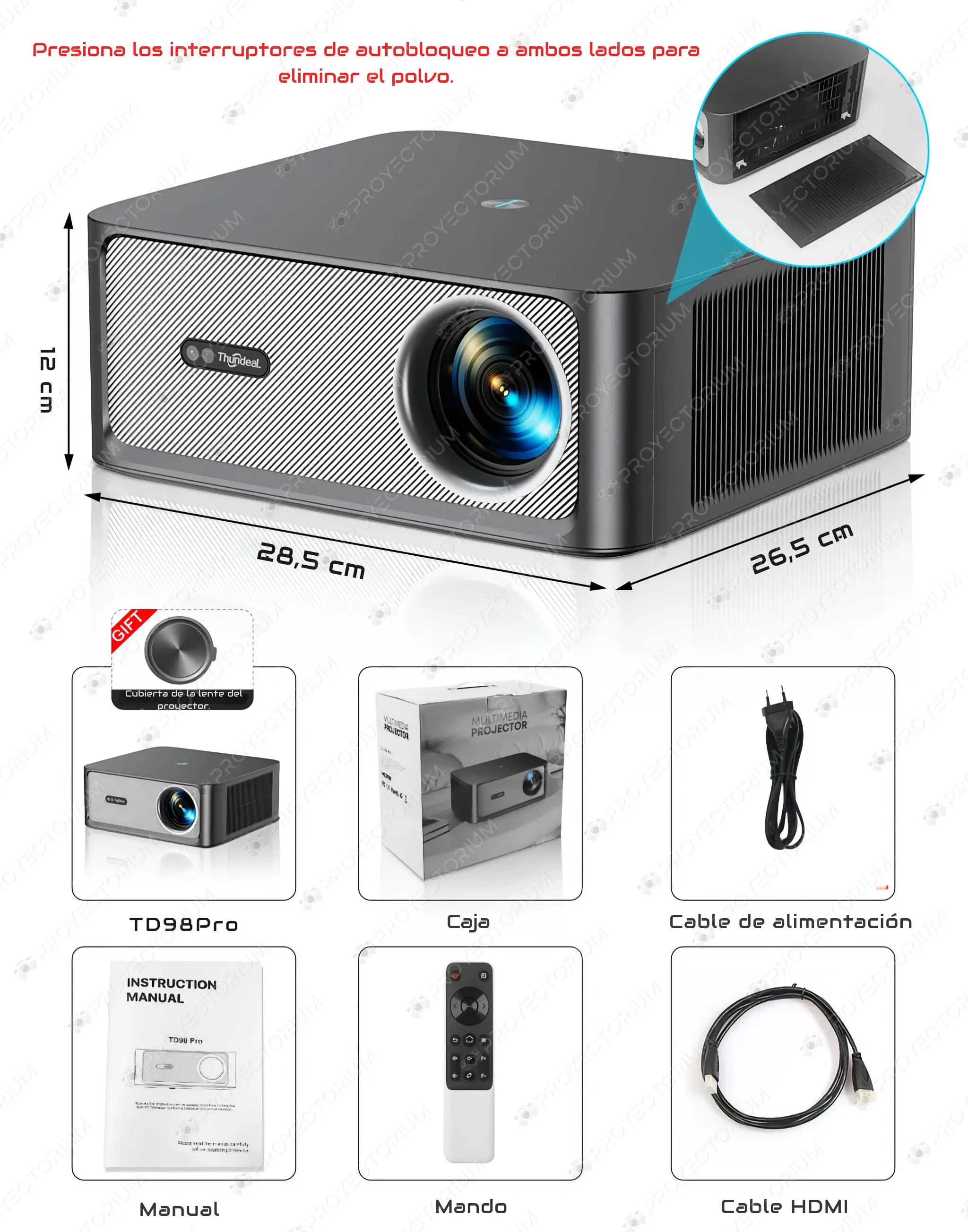 ThundeaL_TD98_Pro.14 - 📽️ ThundeaL TD98 Pro - 4K / 3000 ANSI / Android / Enfoque Automático