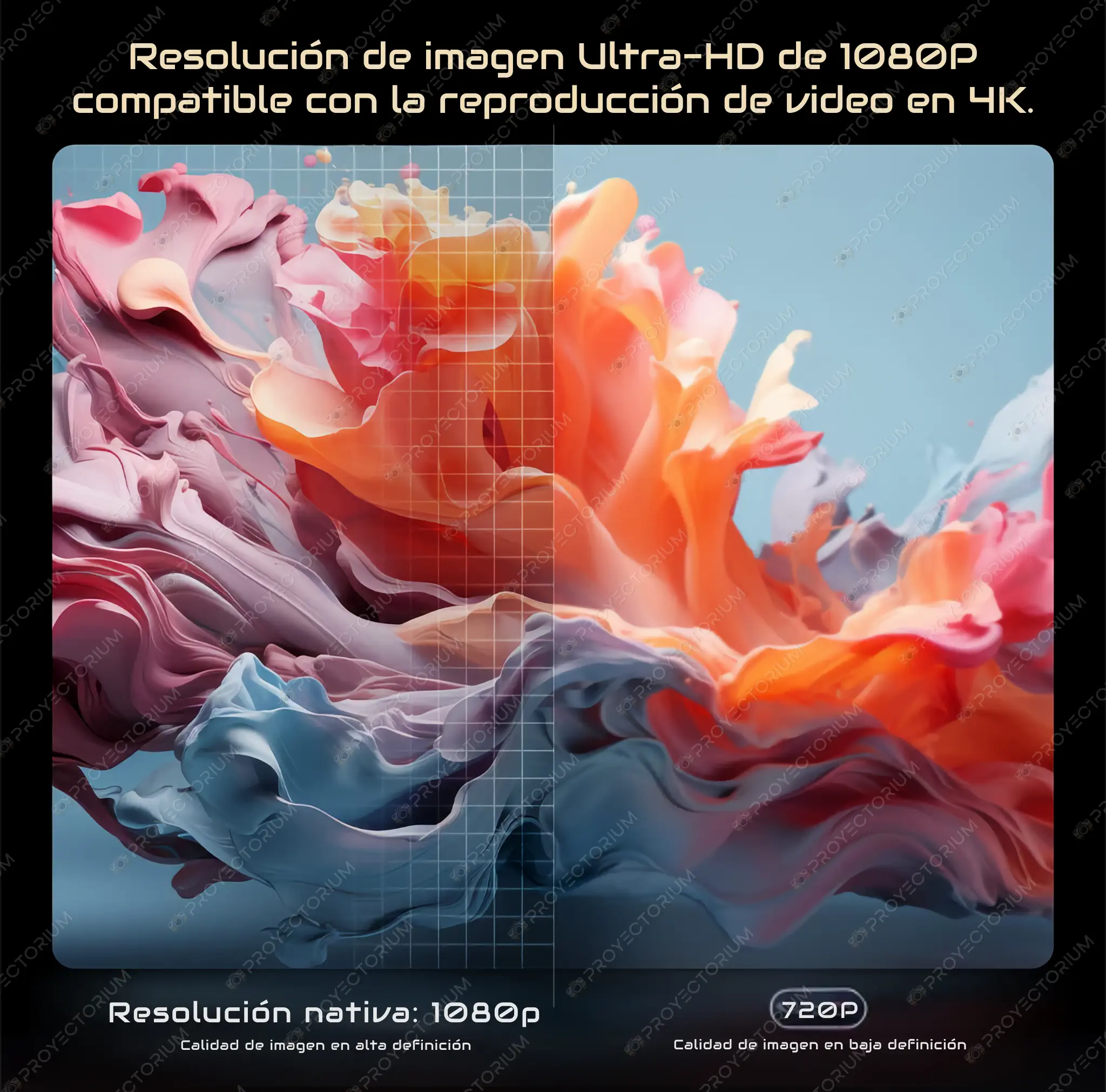 Touyinger_X9_Pro.04 - 📽️ Proyector Touyinger X9 Pro - 4K, 400 ANSI, Android y con Gimbal