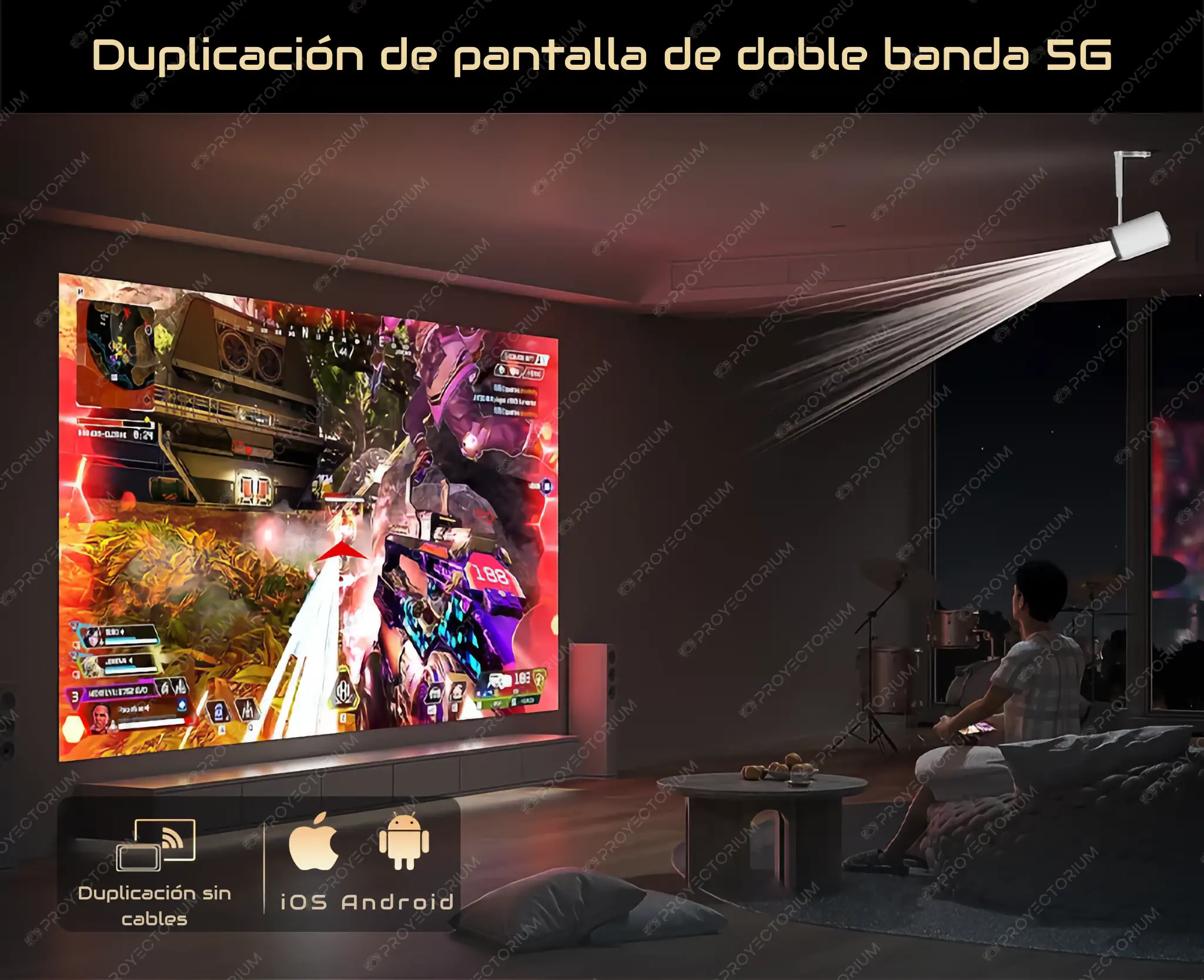 Touyinger_X9_Pro.11 - 📽️ Proyector Touyinger X9 Pro - 4K, 400 ANSI, Android y con Gimbal