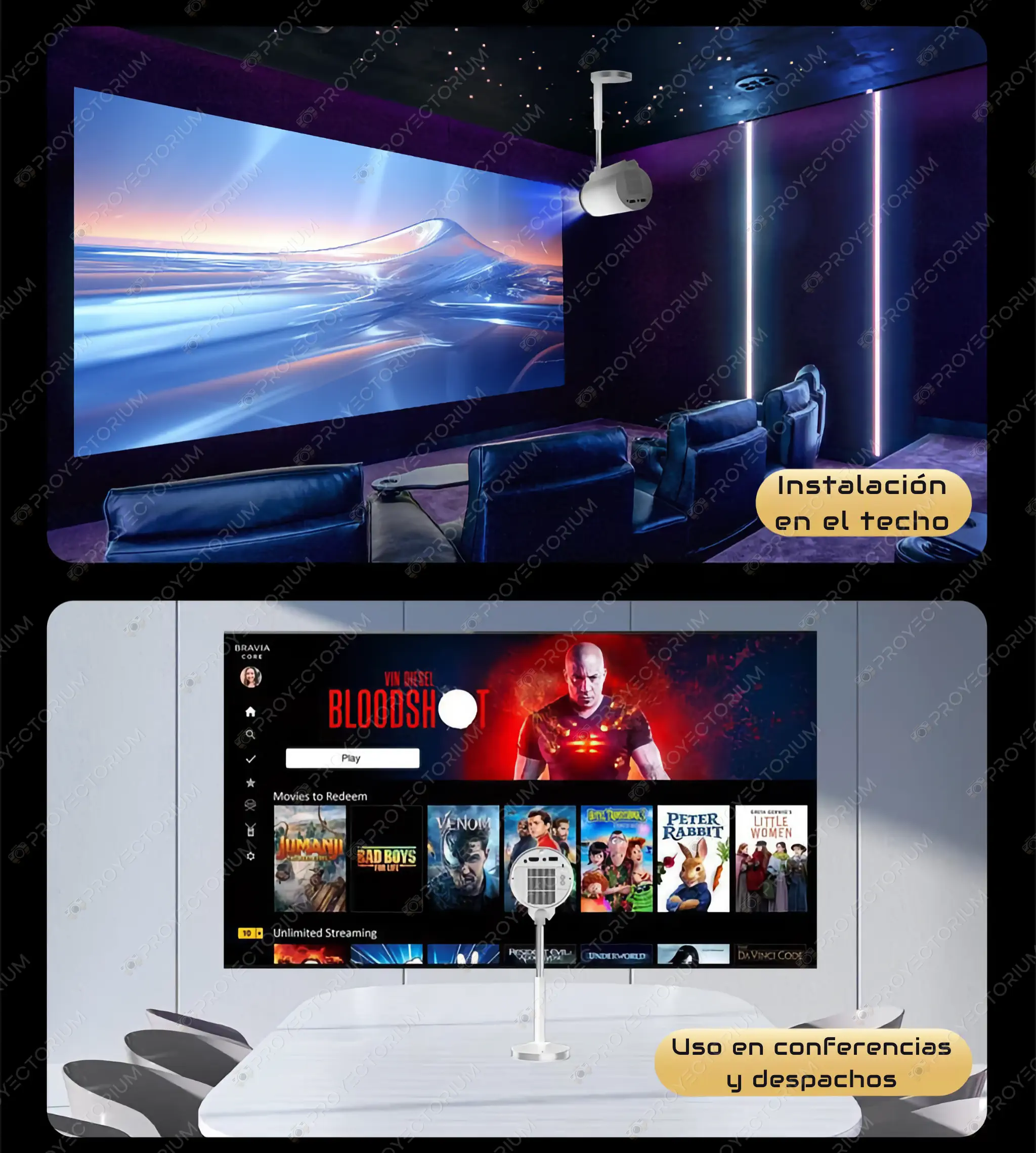 Touyinger_X9_Pro.13 - 📽️ Proyector Touyinger X9 Pro - 4K, 400 ANSI, Android y con Gimbal