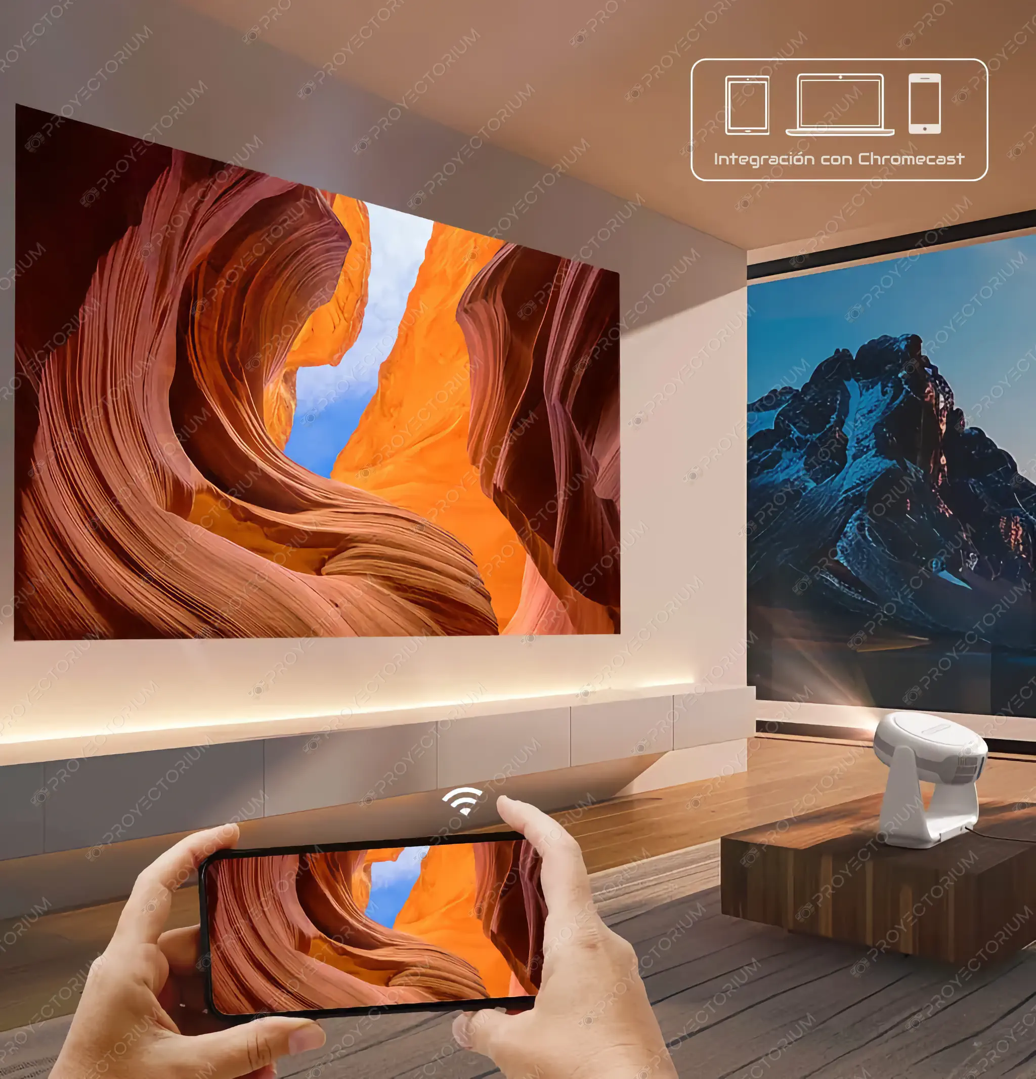 Vevshao_A10.05 - 📽️ Proyector Vevshao A10 - 4K, 380 ANSI, Android y Enfoque Automático
