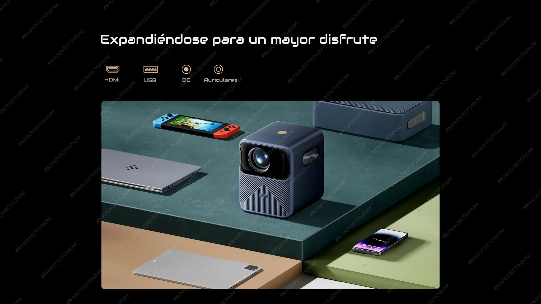 Proyector Wanbo Mozart 1 Pro - 4K / 900 ANSI Lúmenes / Andaroid / Enfoque Automático Wanbo_Mozart_1_Pro.16 - 📽️ Proyector Wanbo Mozart 1 Pro - 4K, 900 ANSI, Android TV