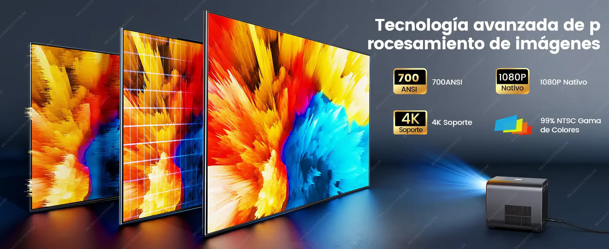 WiMiUS_K9.05 - 📽️ Proyector WiMiUS K9 - 4K / 700 ANSI / Android / Dolby Audio