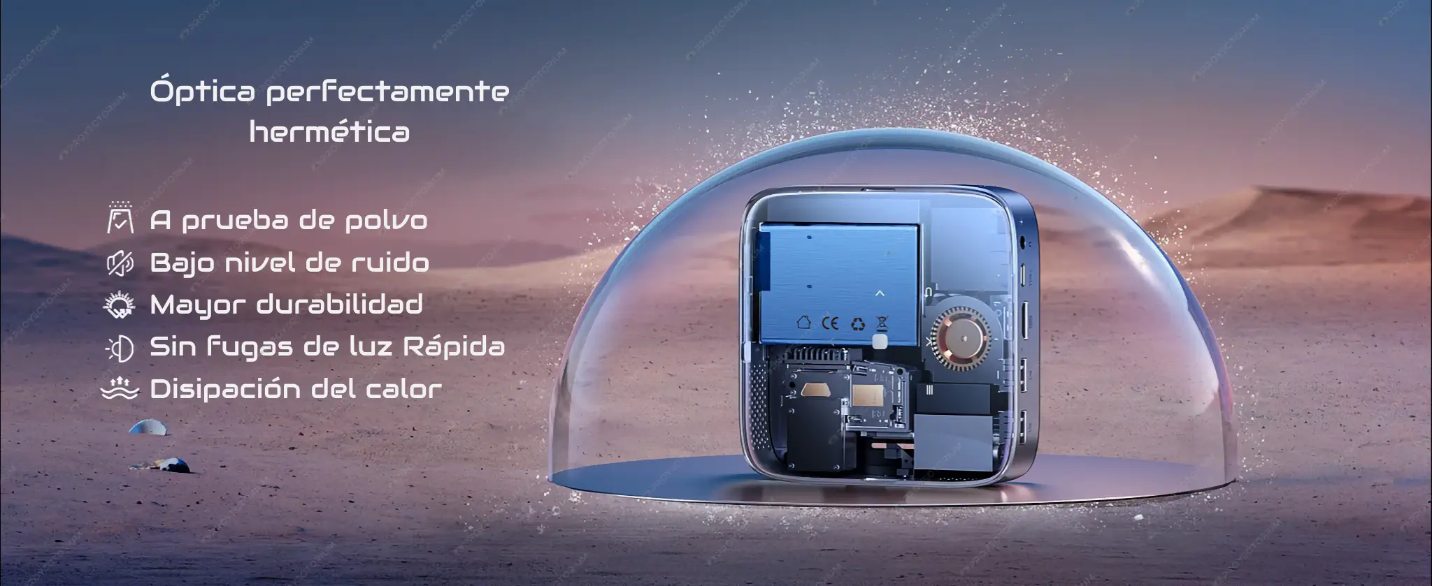 Proyector DPL WiMiUS Q3 - Full HD / 400 ANSI Lúmenes / Android / Batería / Enfoque Electrónico WiMiUS_Q3.08 - 📽️ Proyector WiMiUS Q3 - DLP / Full HD / 400 ANSI / Android / Batería